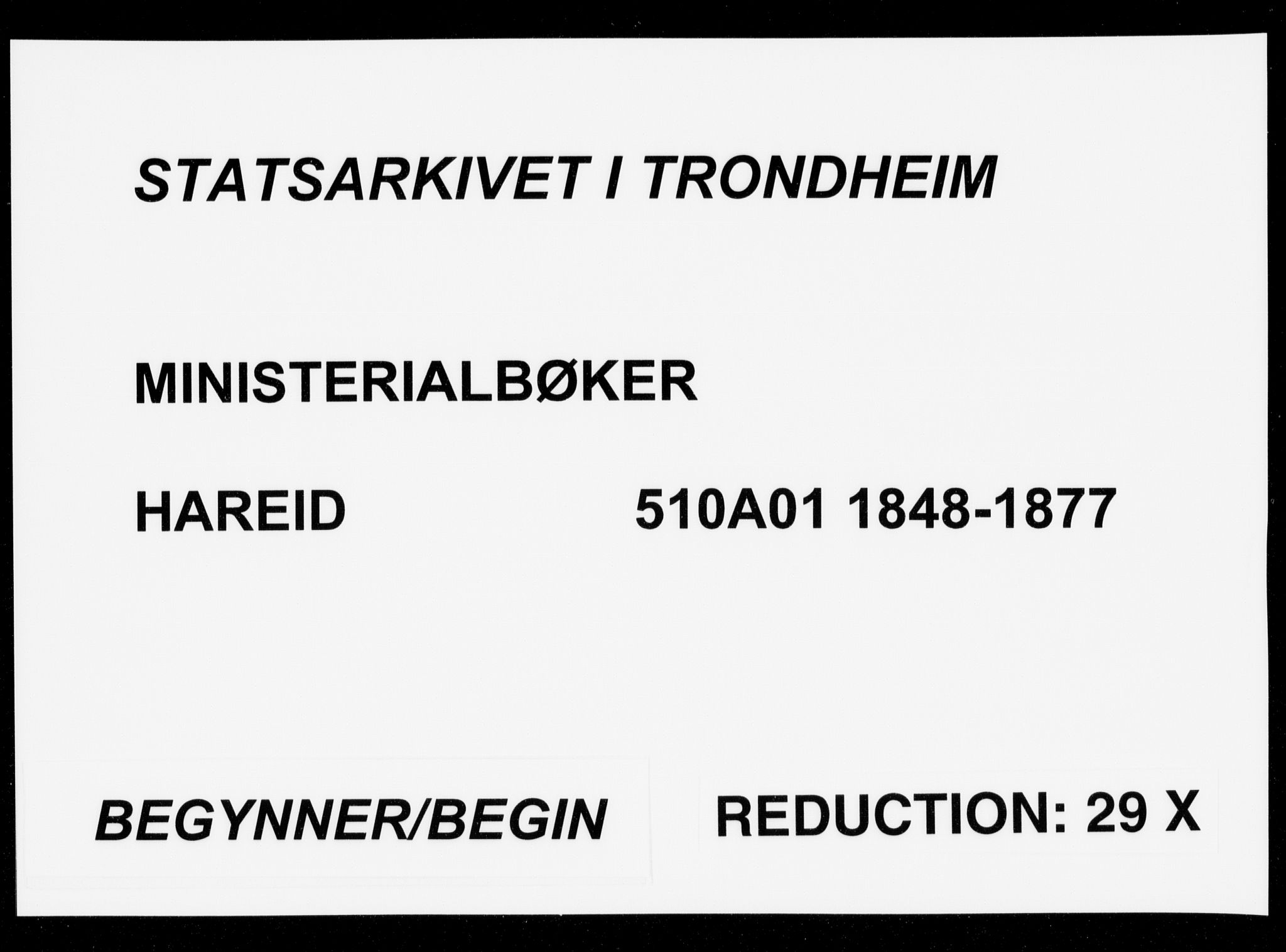 Ministerialprotokoller, klokkerbøker og fødselsregistre - Møre og Romsdal, SAT/A-1454/510/L0121: Parish register (official) no. 510A01, 1848-1877