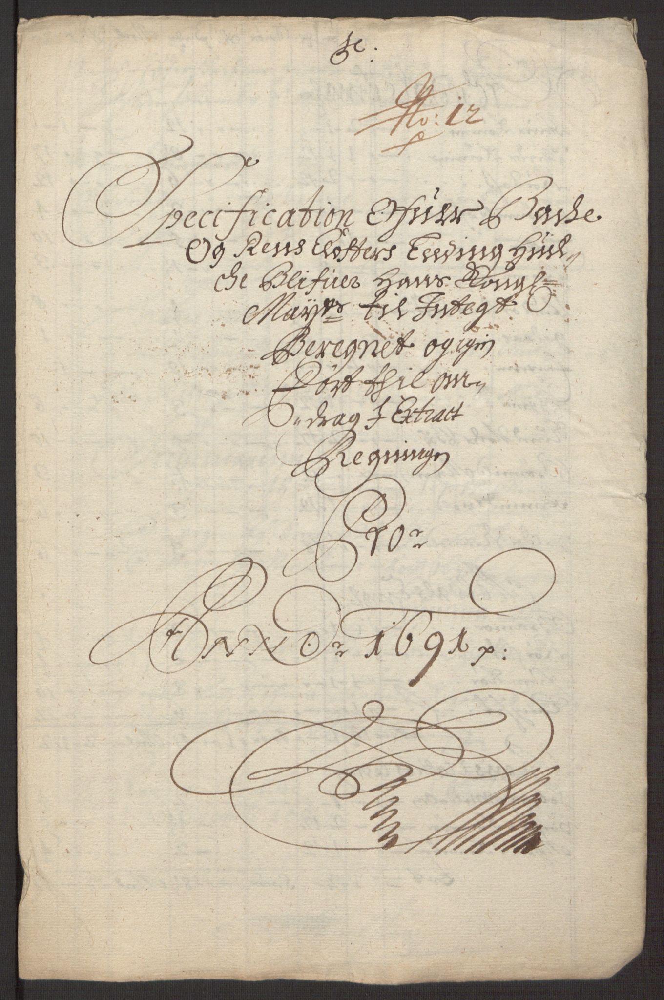 Rentekammeret inntil 1814, Reviderte regnskaper, Fogderegnskap, RA/EA-4092/R58/L3937: Fogderegnskap Orkdal, 1691-1692, p. 168
