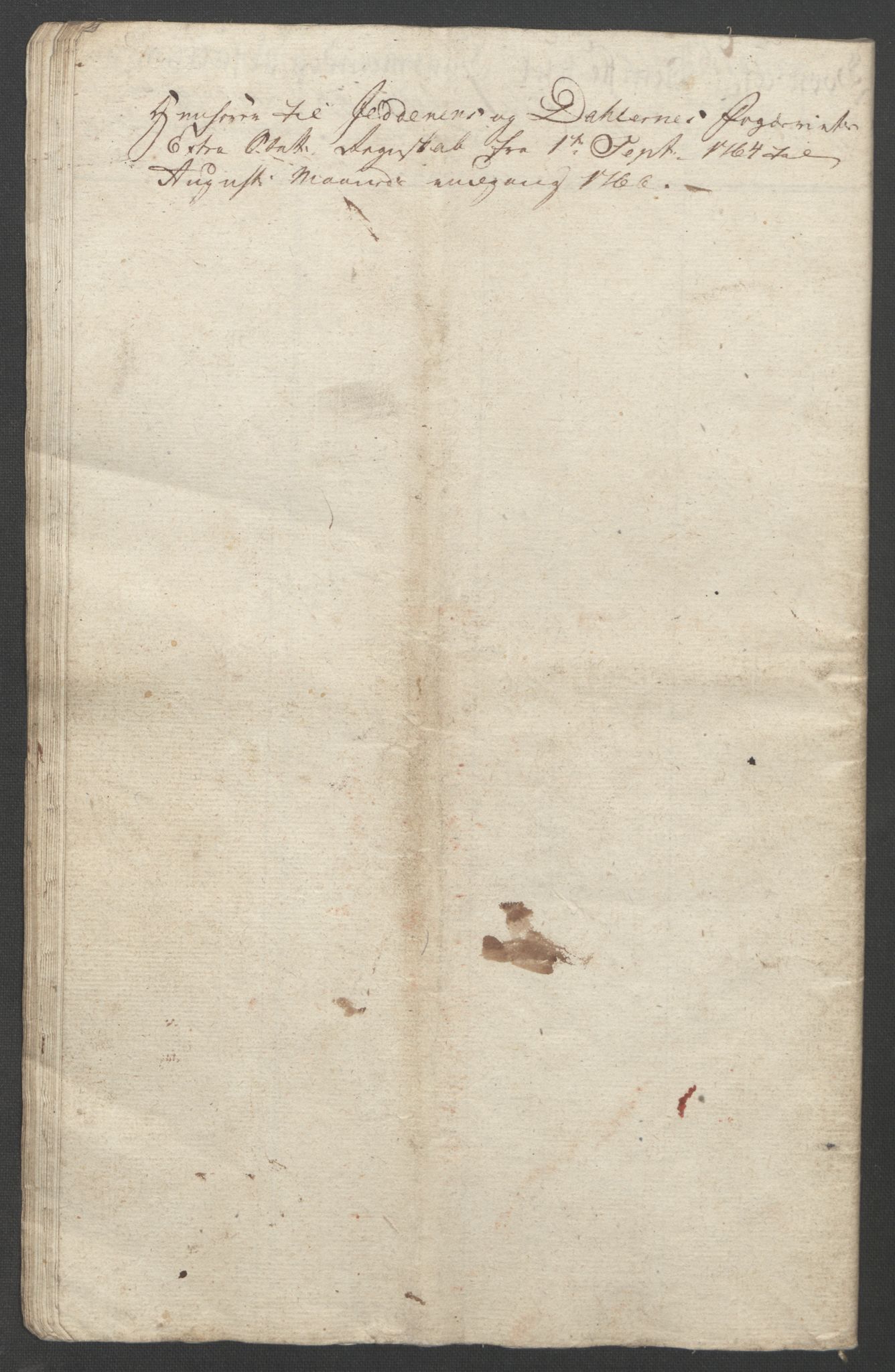 Rentekammeret inntil 1814, Reviderte regnskaper, Fogderegnskap, RA/EA-4092/R46/L2836: Ekstraskatten Jæren og Dalane, 1764-1766, p. 160