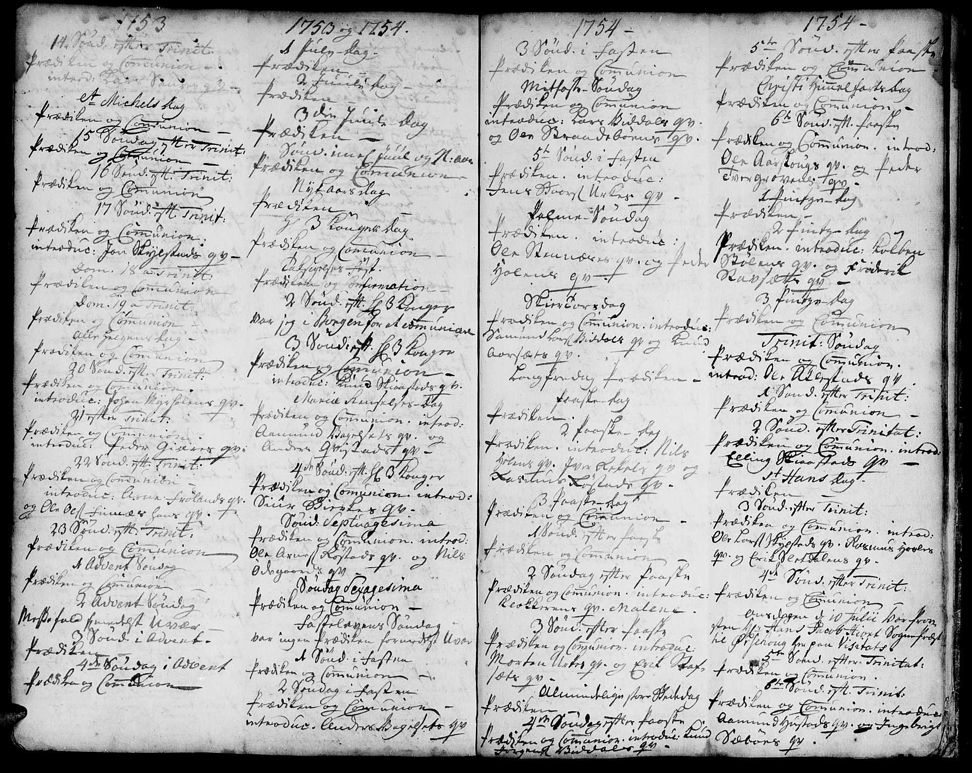 Ministerialprotokoller, klokkerbøker og fødselsregistre - Møre og Romsdal, SAT/A-1454/515/L0205: Parish register (official) no. 515A01, 1733-1764