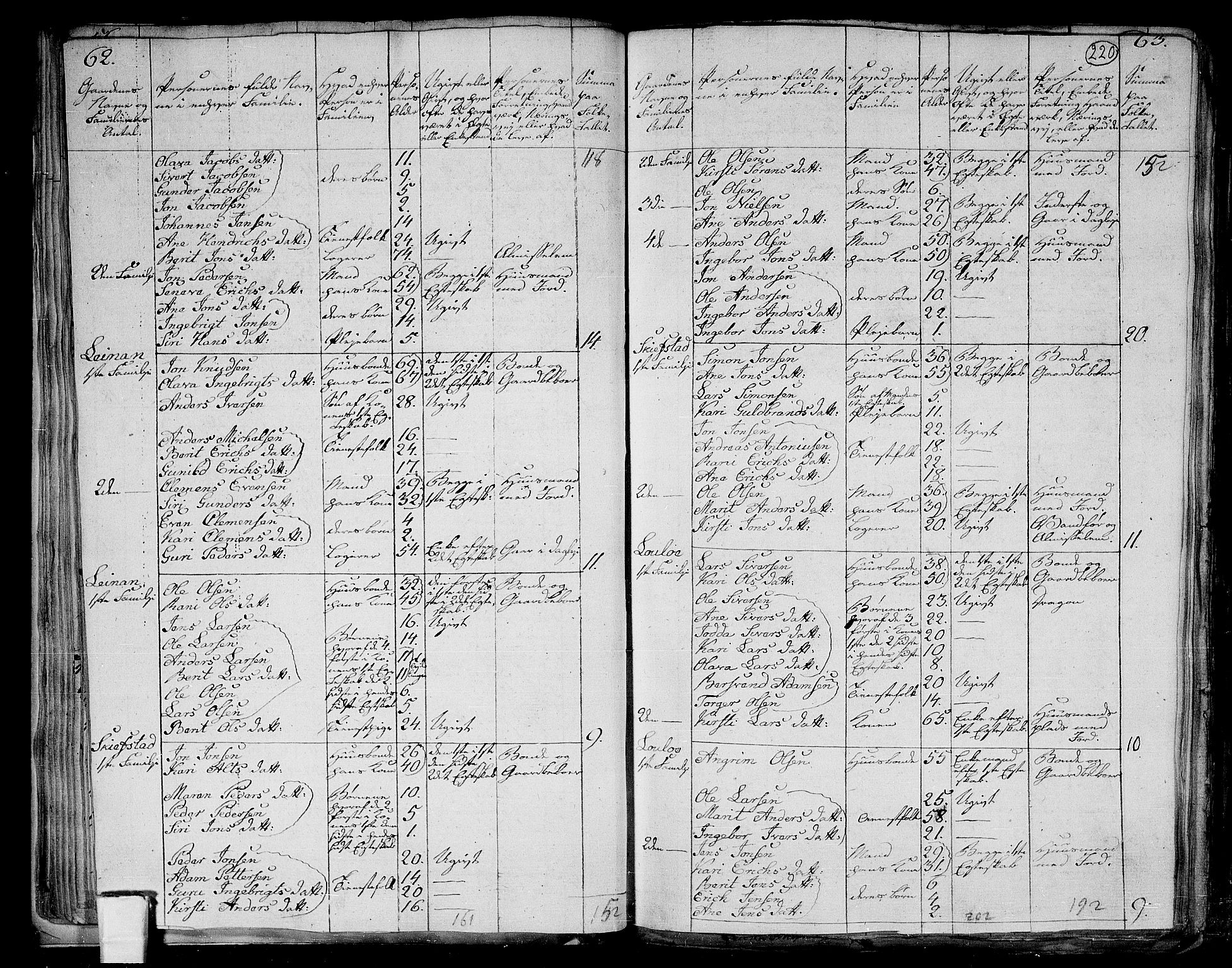 RA, 1801 census for 1653P Melhus, 1801, p. 219b-220a