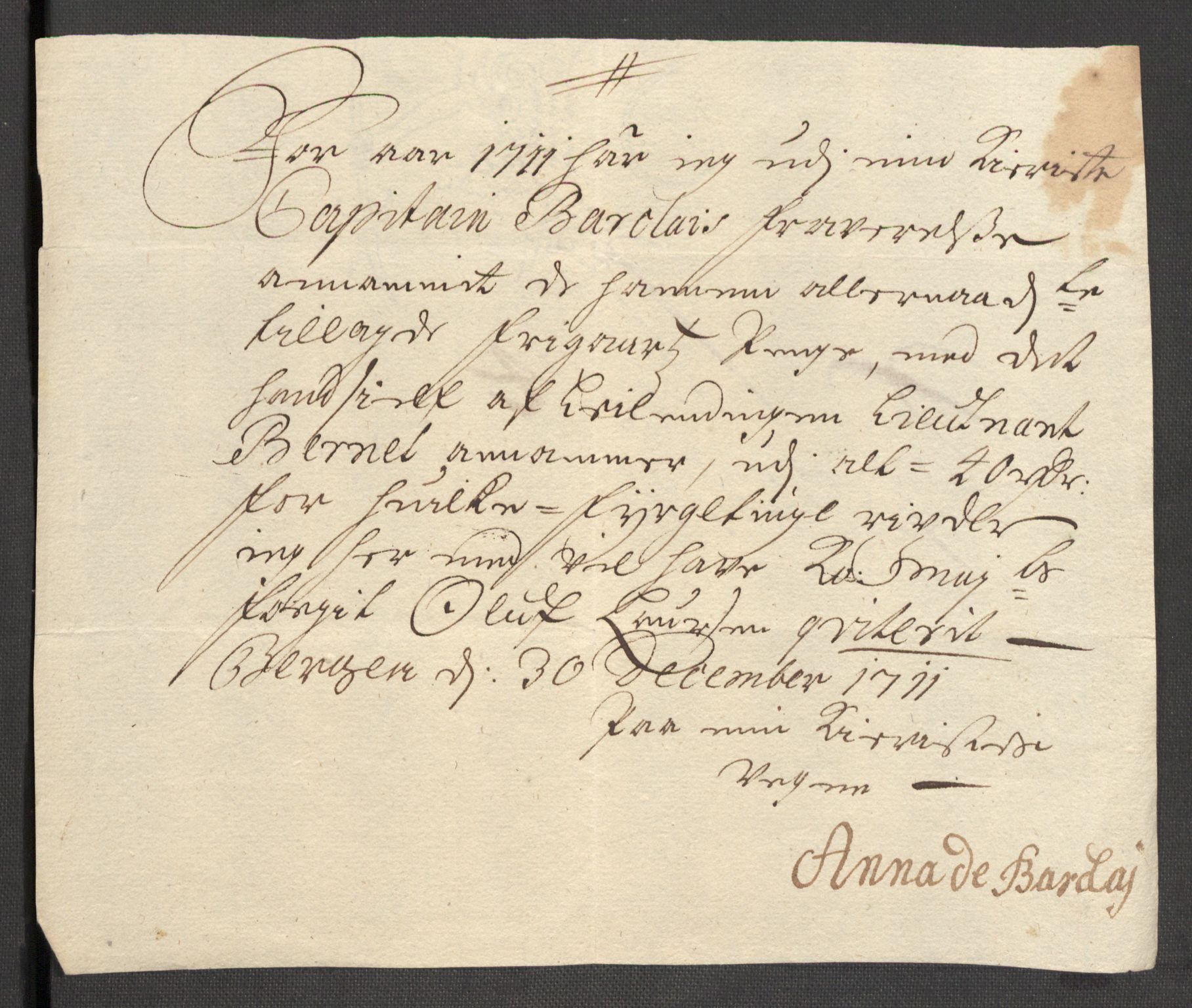 Rentekammeret inntil 1814, Reviderte regnskaper, Fogderegnskap, RA/EA-4092/R48/L2987: Fogderegnskap Sunnhordland og Hardanger, 1711, p. 362