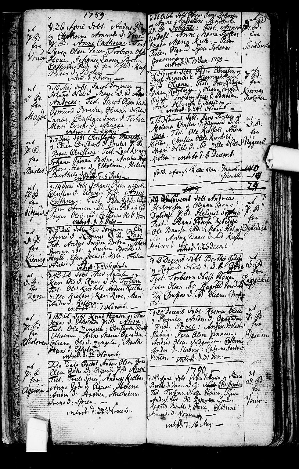 Hvaler prestekontor Kirkebøker, AV/SAO-A-2001/F/Fa/L0003: Parish register (official) no. I 3, 1758-1796, p. 53