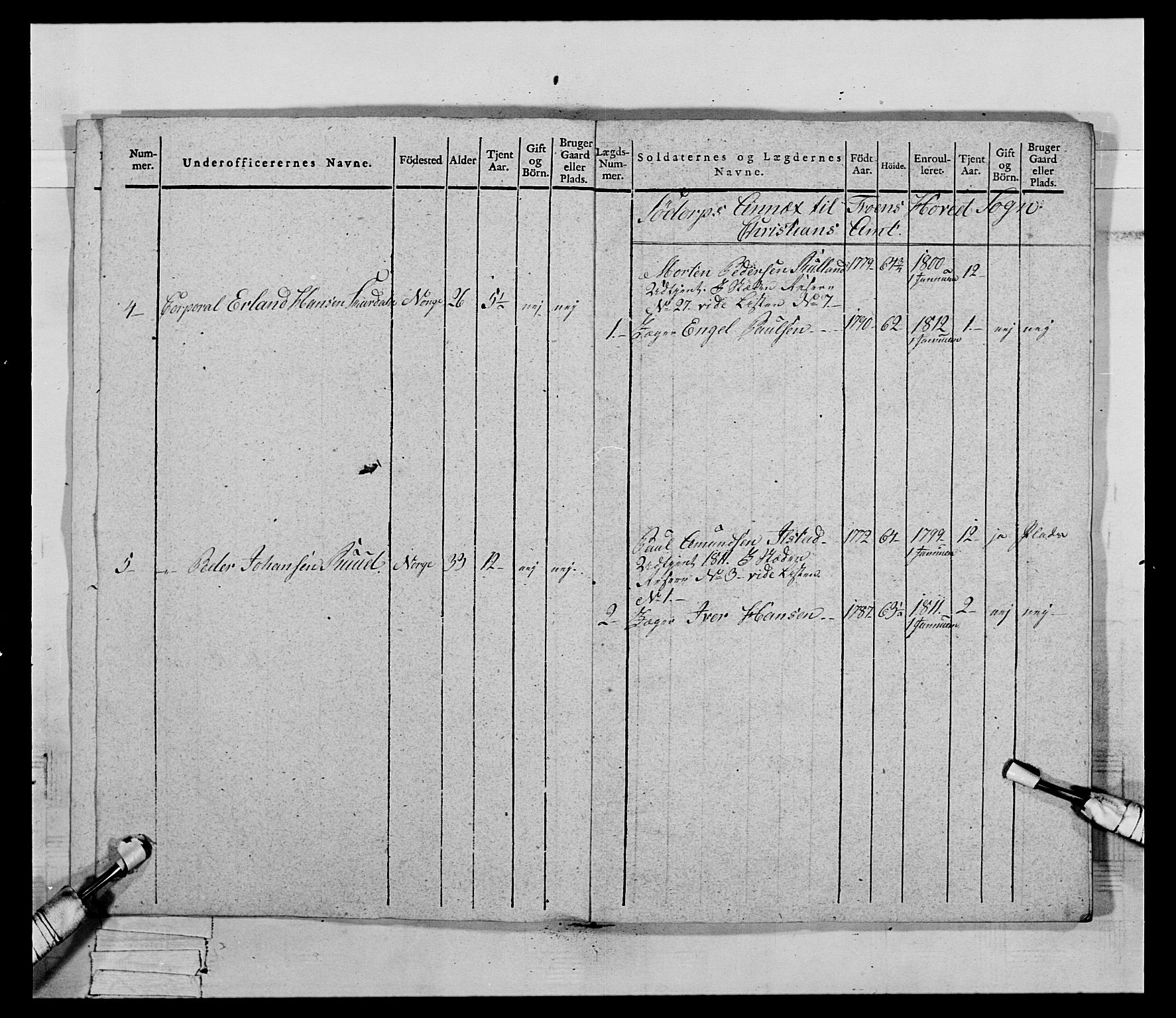 Generalitets- og kommissariatskollegiet, Det kongelige norske kommissariatskollegium, AV/RA-EA-5420/E/Eh/L0069: Opplandske gevorbne infanteriregiment, 1810-1818, p. 571