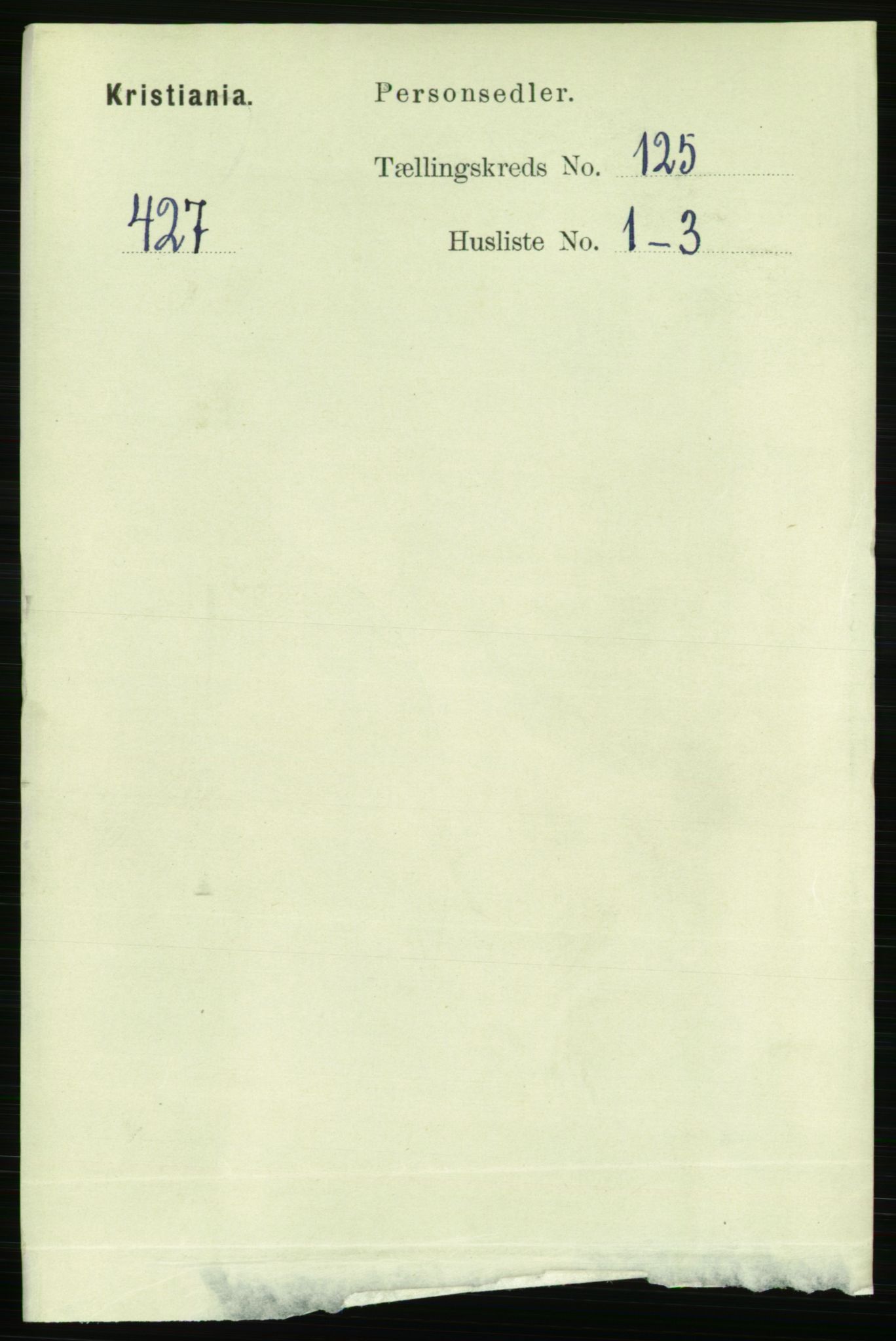 RA, 1891 census for 0301 Kristiania, 1891, p. 66365