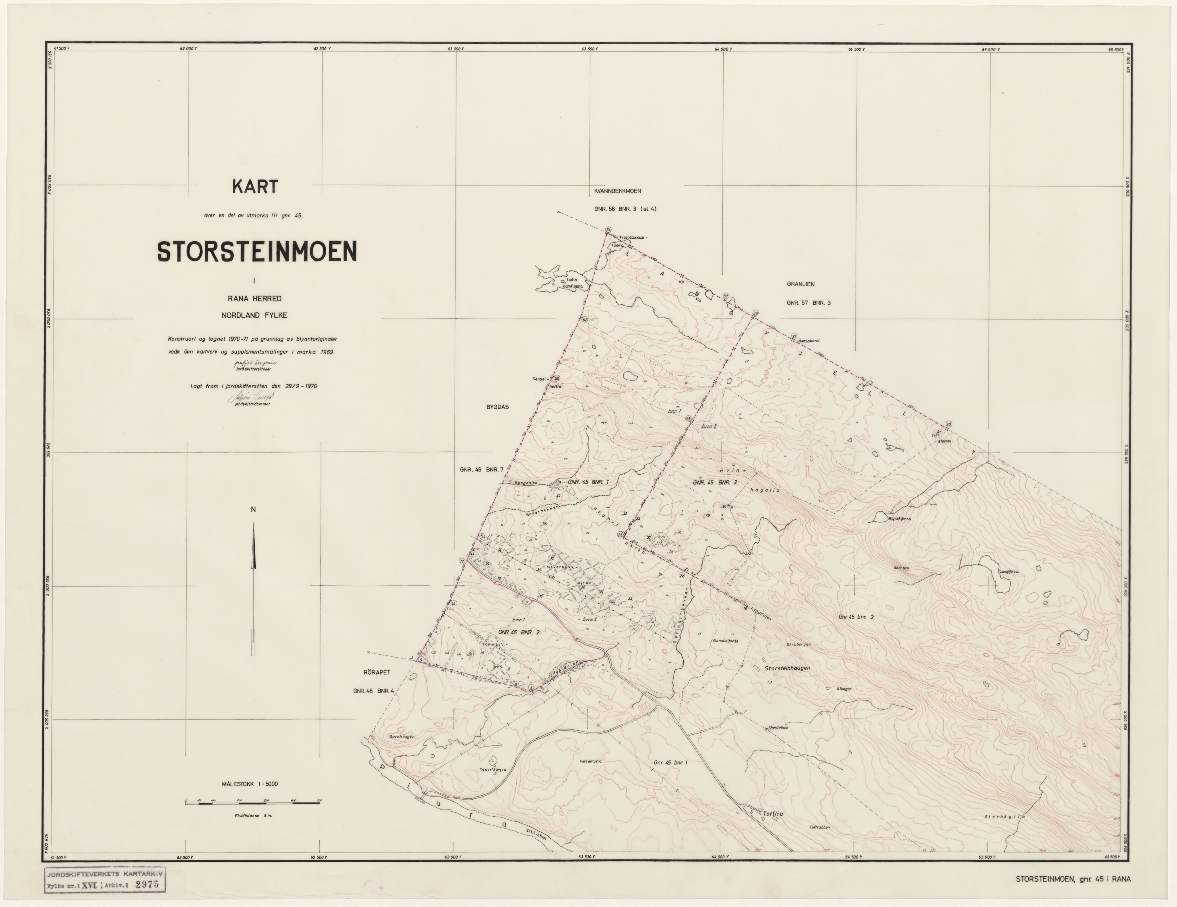 Jordskifteverkets kartarkiv, RA/S-3929/T, 1859-1988, p. 3885