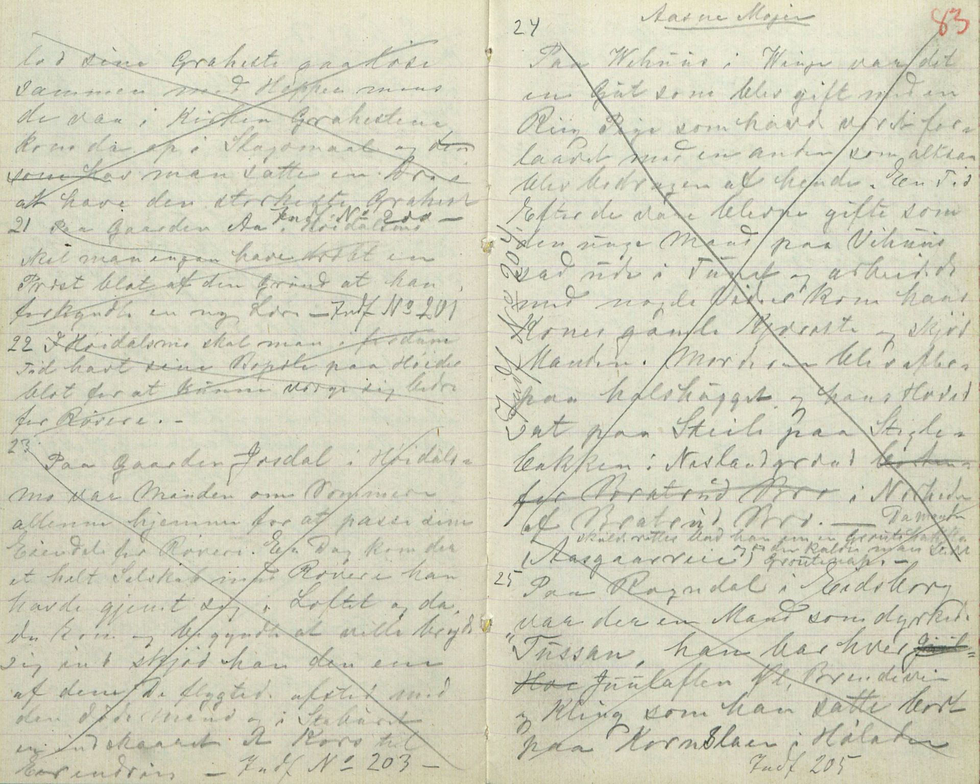 Rikard Berge, TEMU/TGM-A-1003/F/L0016/0015: 529-550 / 543 Oppskrifter av Halvor N. Tvedten, 1894, p. 82-83