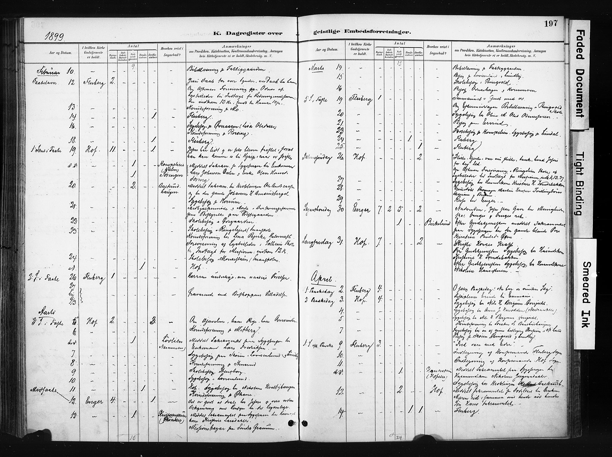 Søndre Land prestekontor, AV/SAH-PREST-122/K/L0004: Parish register (official) no. 4, 1895-1904, p. 197