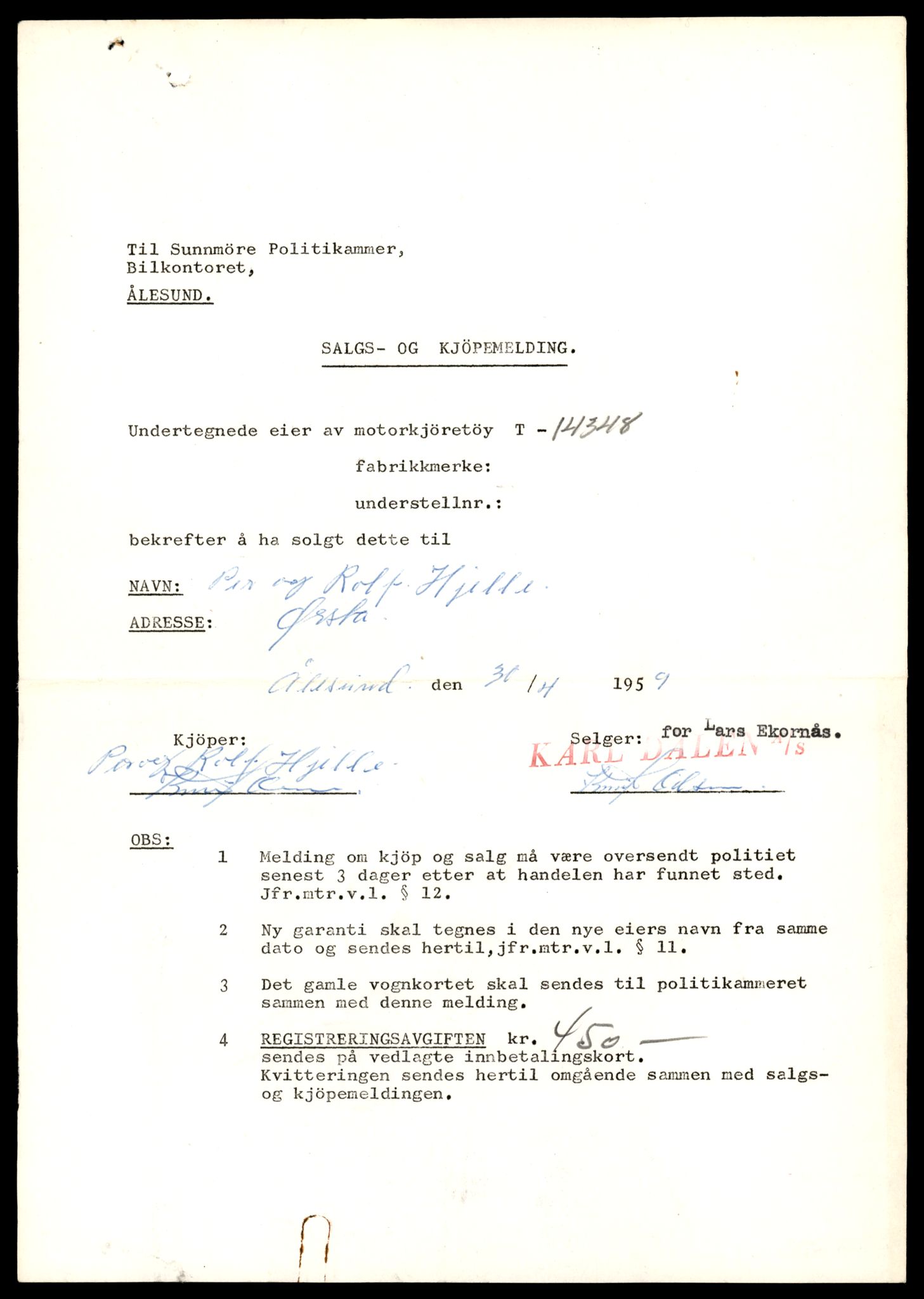 Møre og Romsdal vegkontor - Ålesund trafikkstasjon, AV/SAT-A-4099/F/Fe/L0045: Registreringskort for kjøretøy T 14320 - T 14444, 1927-1998, p. 739
