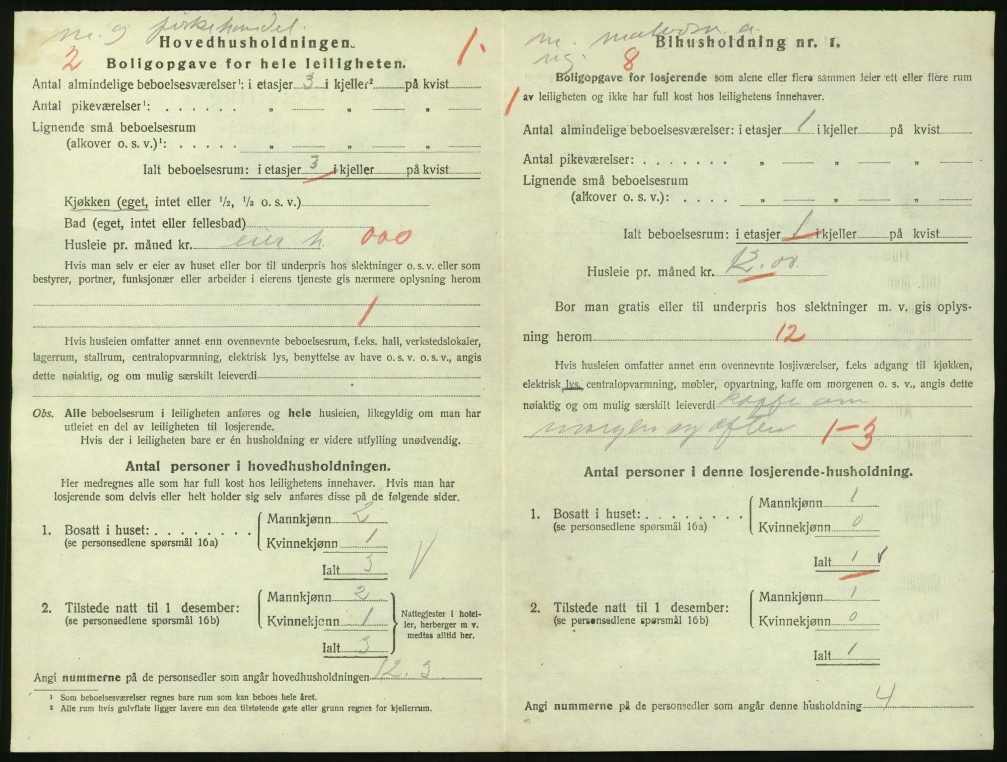 SAKO, 1920 census for Larvik, 1920, p. 3415