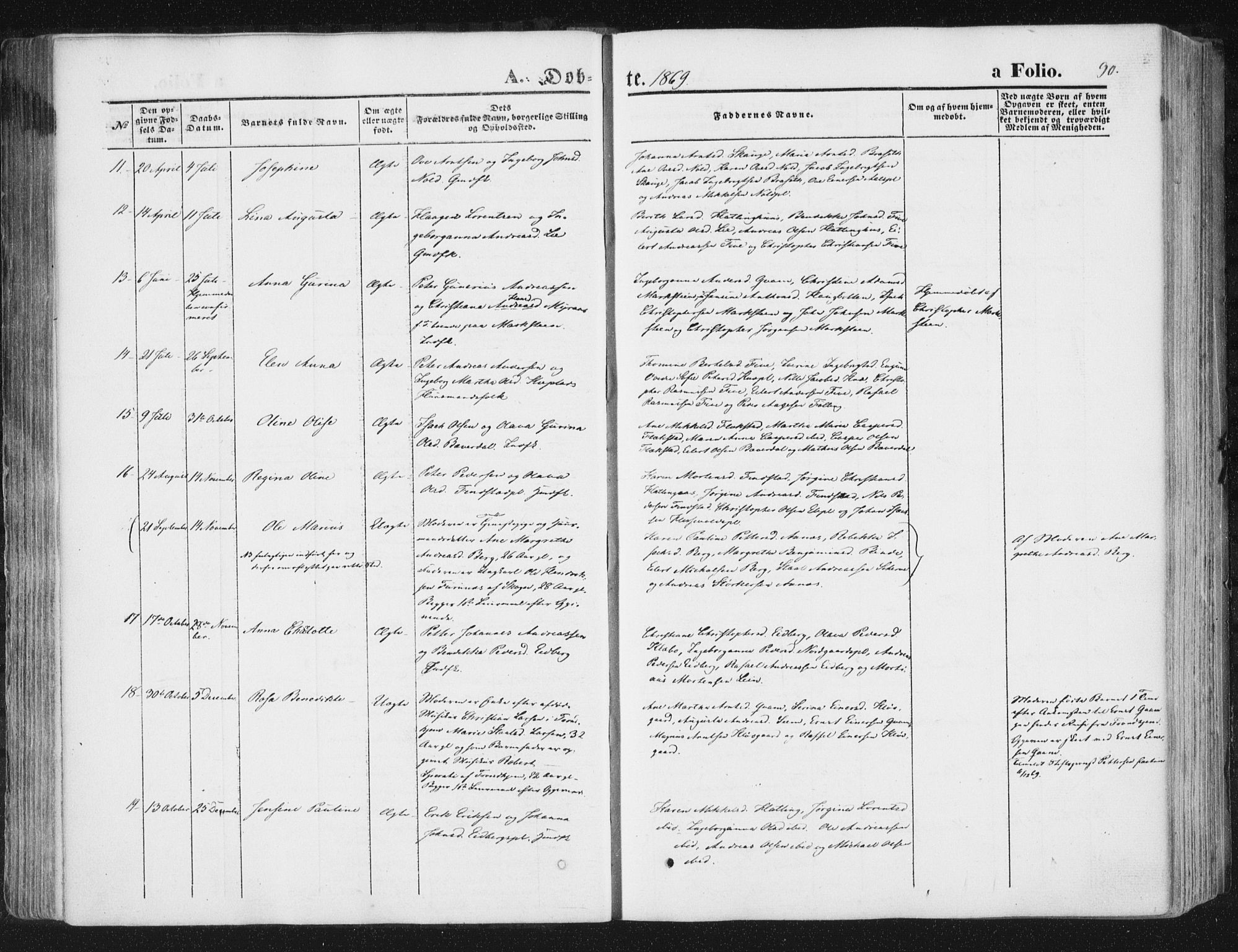 Ministerialprotokoller, klokkerbøker og fødselsregistre - Nord-Trøndelag, SAT/A-1458/746/L0447: Parish register (official) no. 746A06, 1860-1877, p. 90