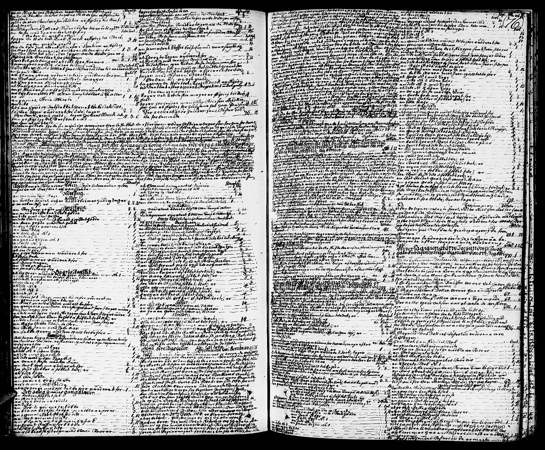 Orkdal sorenskriveri, SAT/A-4169/1/3/3Aa/L0007: Skifteprotokoller, 1767-1782, p. 75b-76a