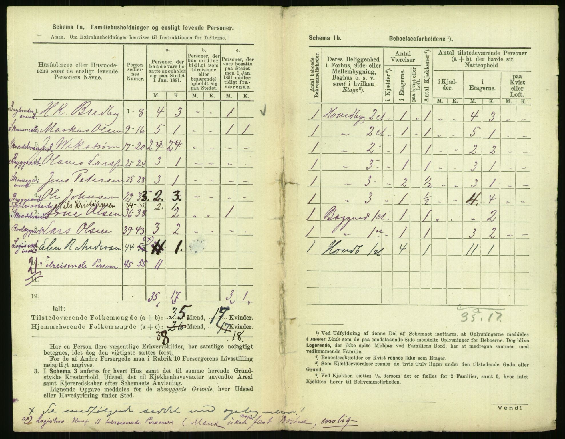 RA, 1891 census for 0301 Kristiania, 1891, p. 82377