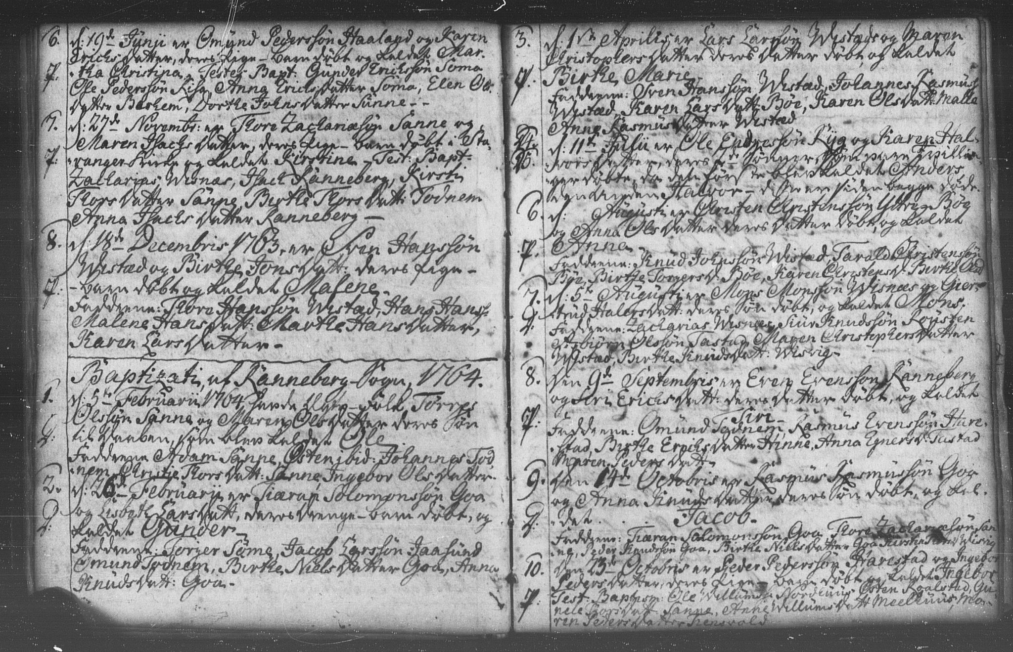 Domkirken sokneprestkontor, AV/SAST-A-101812/001/30/30BB/L0005: Parish register (copy) no. B 5 /2, 1760-1781