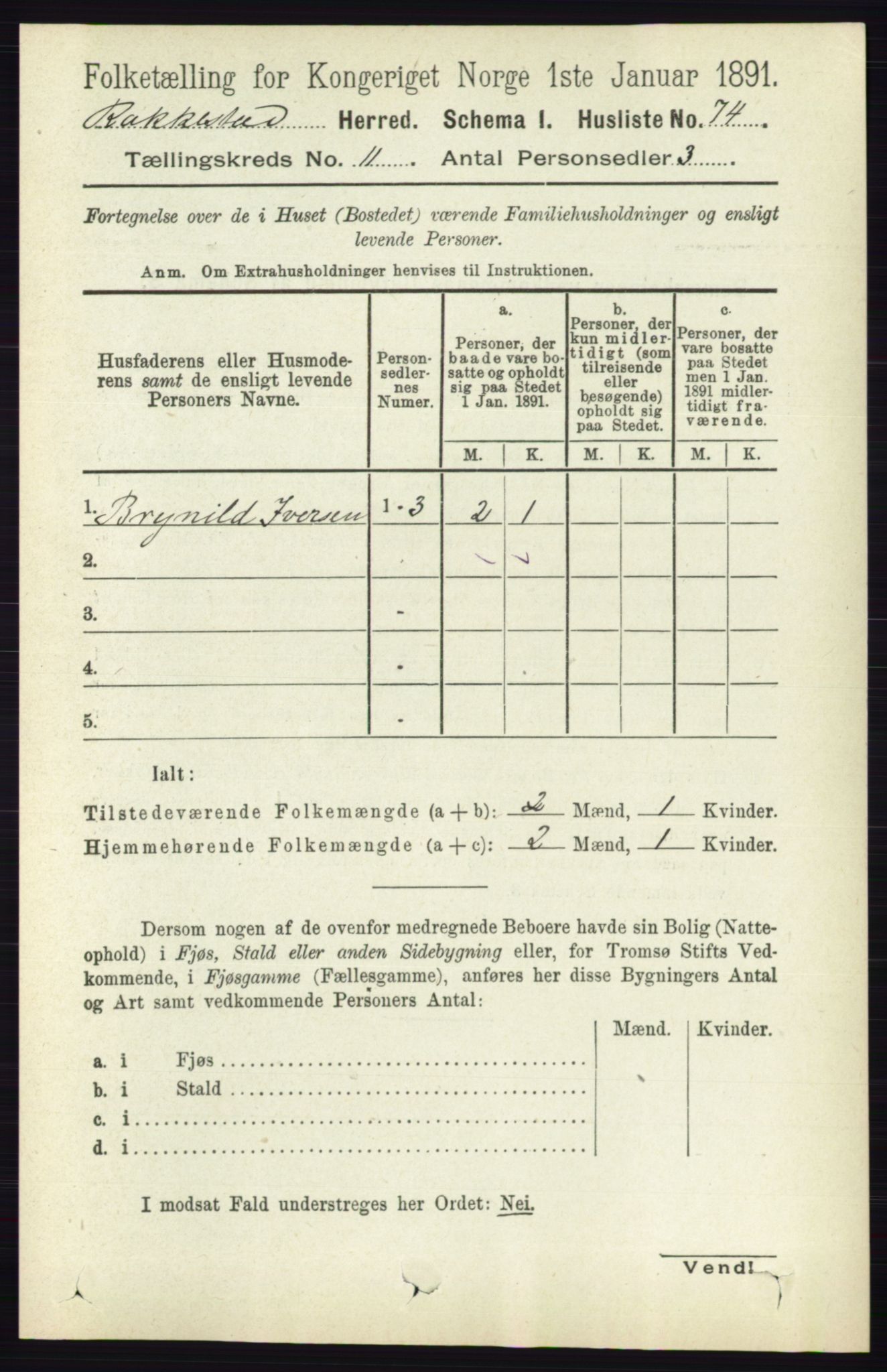 RA, 1891 census for 0128 Rakkestad, 1891, p. 5152