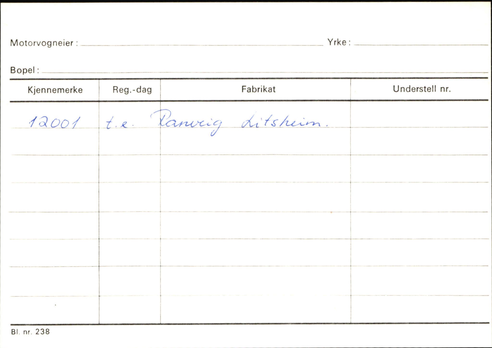 Statens vegvesen, Sogn og Fjordane vegkontor, AV/SAB-A-5301/4/F/L0130: Eigarregister Eid T-Å. Høyanger A-O, 1945-1975, p. 1788