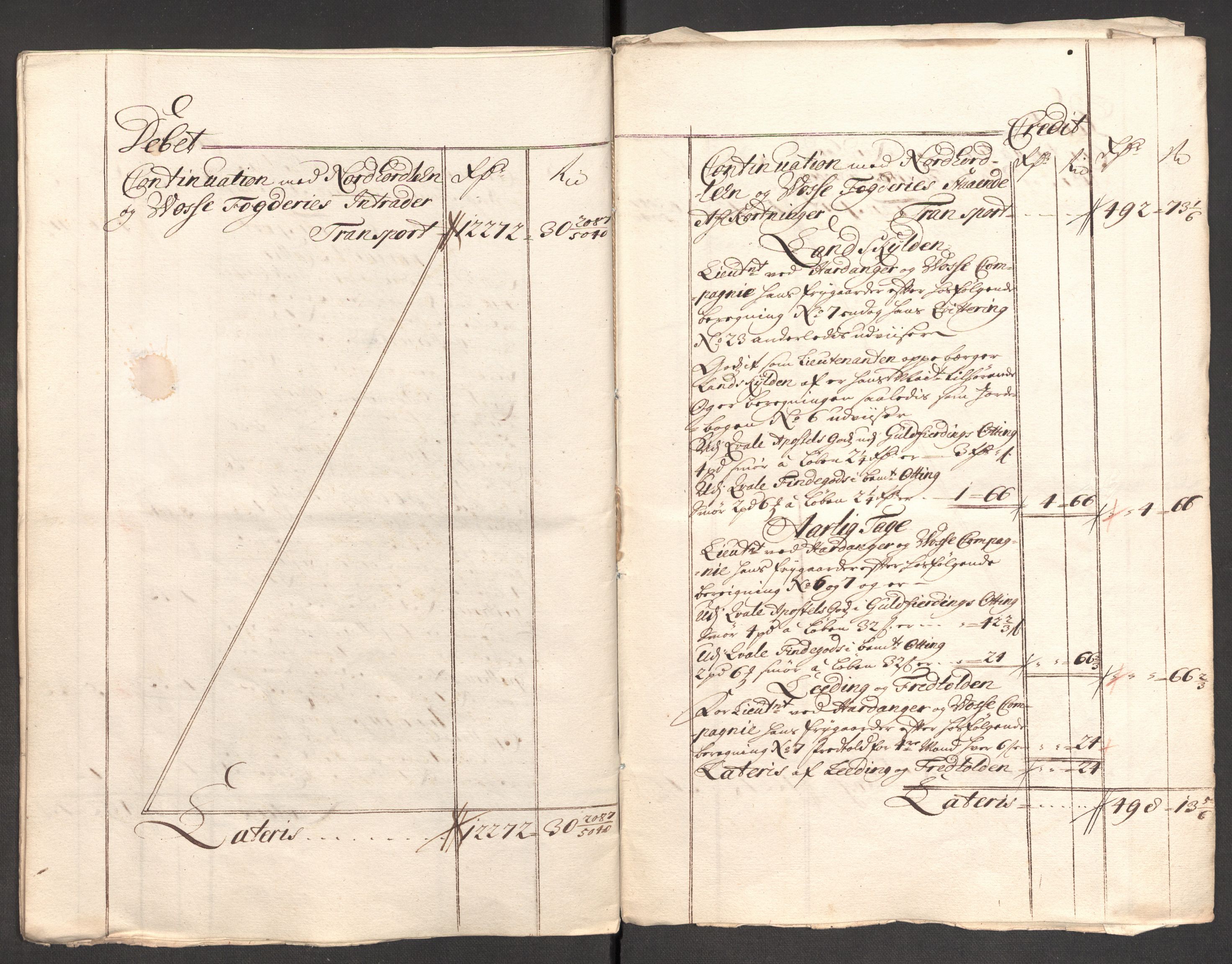 Rentekammeret inntil 1814, Reviderte regnskaper, Fogderegnskap, AV/RA-EA-4092/R51/L3188: Fogderegnskap Nordhordland og Voss, 1706-1707, p. 91