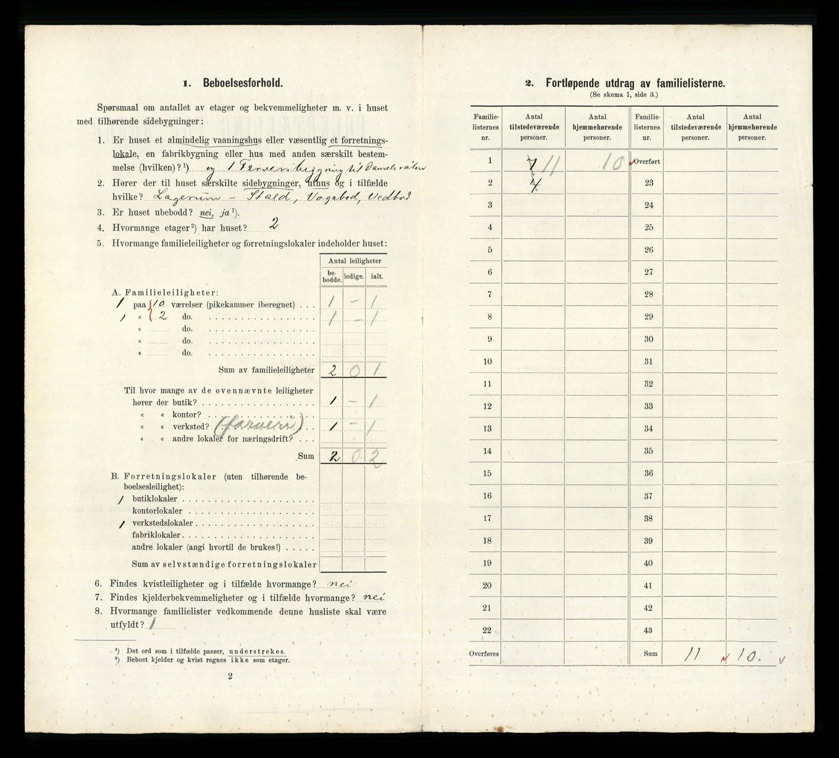 RA, 1910 census for Trondheim, 1910, p. 9532