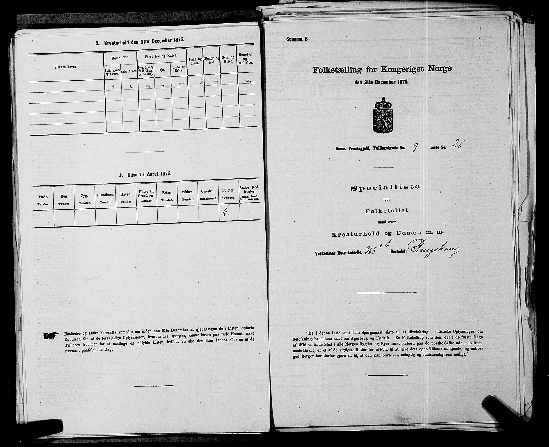 SAKO, 1875 census for 0721P Sem, 1875, p. 1542