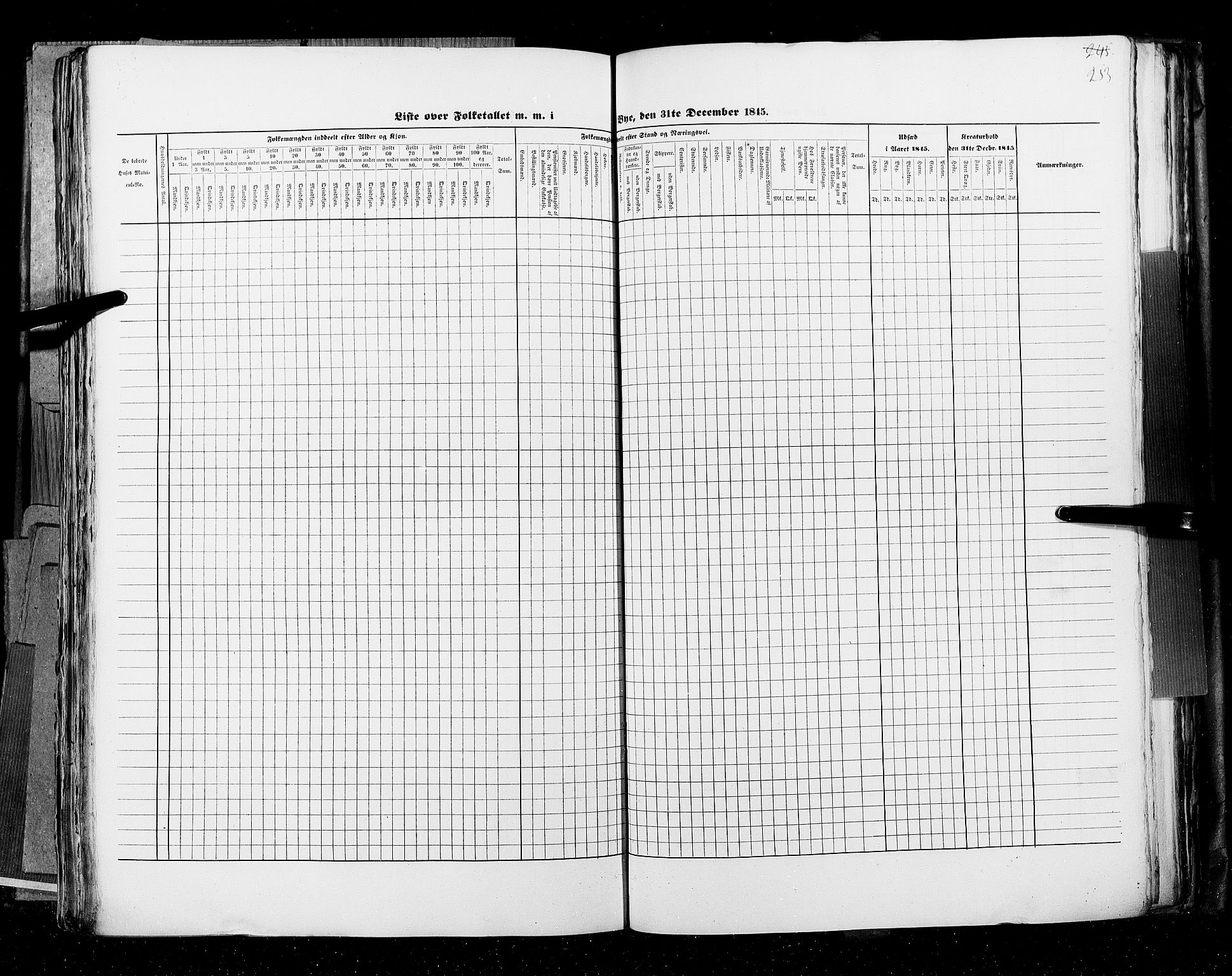 RA, Census 1845, vol. 11: Cities, 1845, p. 253