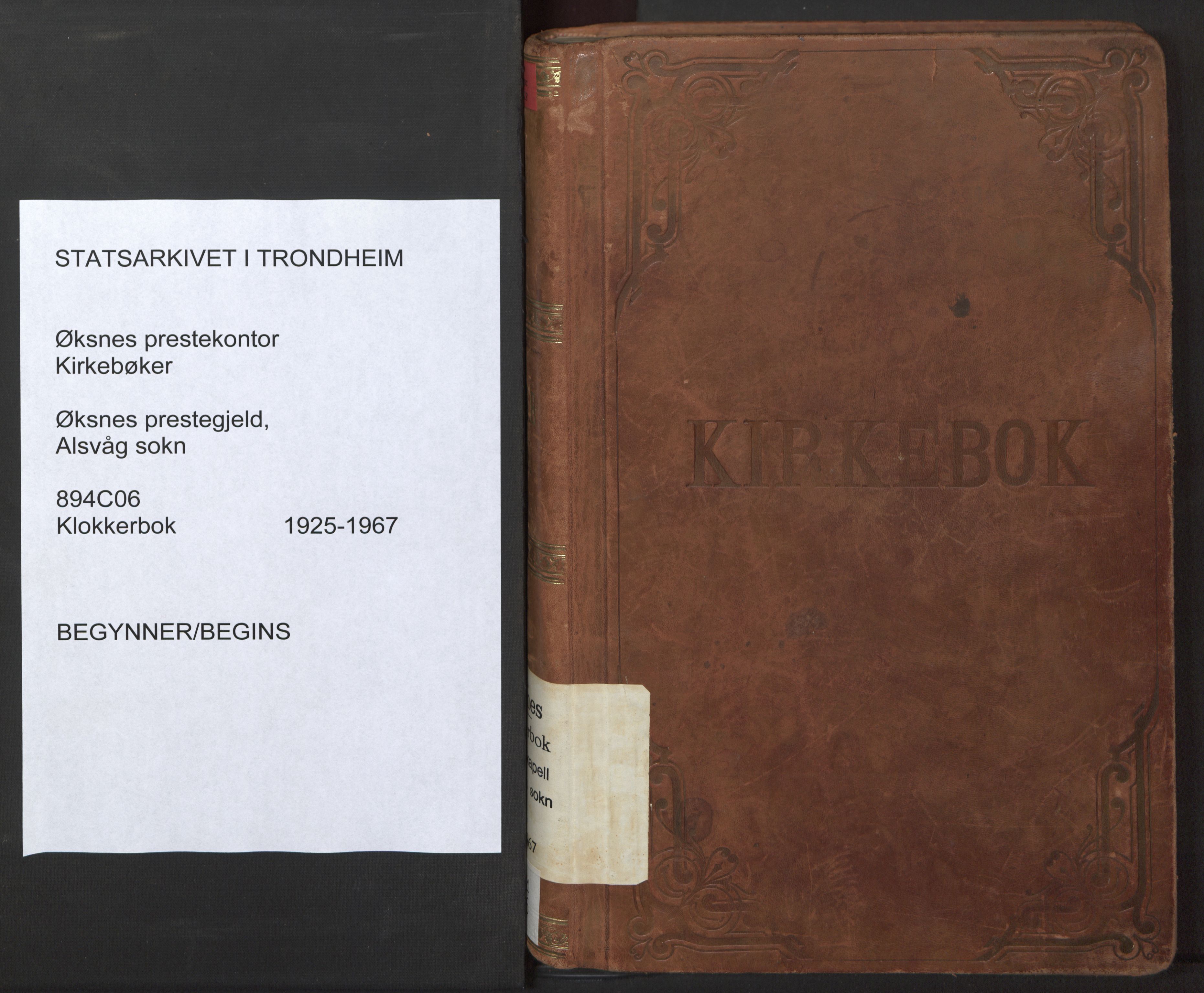 Ministerialprotokoller, klokkerbøker og fødselsregistre - Nordland, SAT/A-1459/894/L1363: Parish register (copy) no. 894C06, 1925-1967