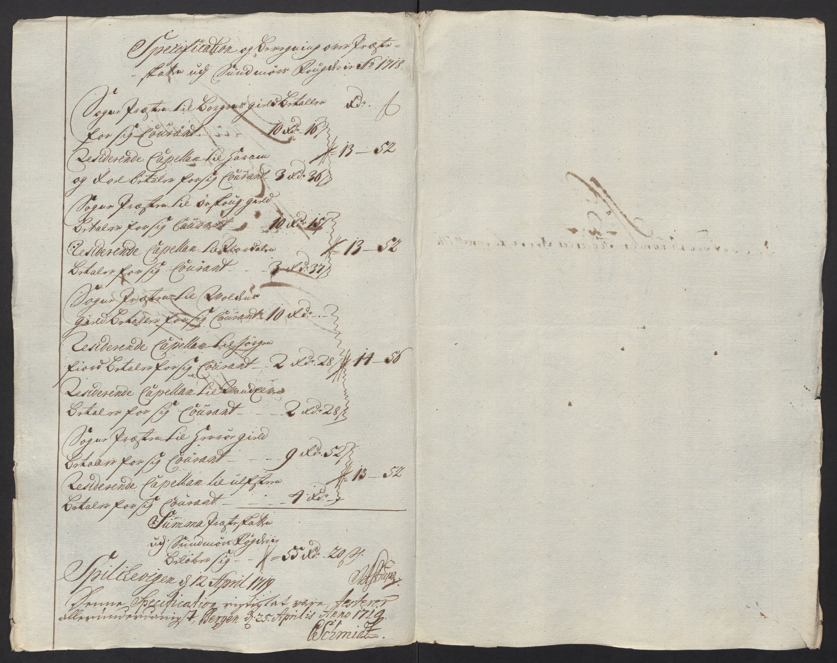 Rentekammeret inntil 1814, Reviderte regnskaper, Fogderegnskap, RA/EA-4092/R54/L3570: Fogderegnskap Sunnmøre, 1718, p. 35