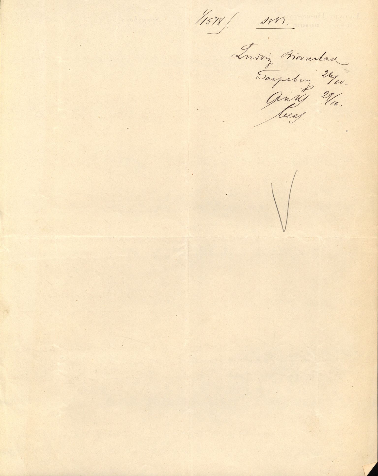 Pa 63 - Østlandske skibsassuranceforening, VEMU/A-1079/G/Ga/L0016/0017: Havaridokumenter / Andover, Hans, Heimdal, 1883, p. 6