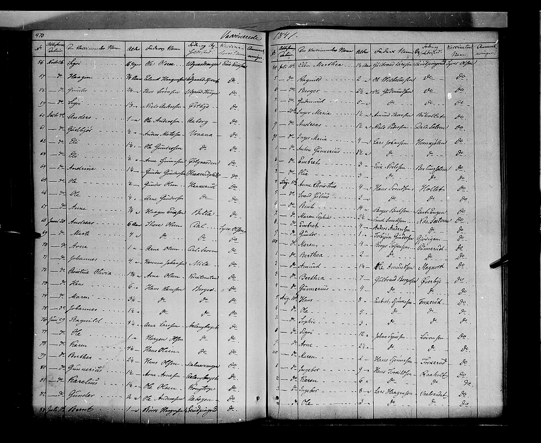 Vinger prestekontor, AV/SAH-PREST-024/H/Ha/Haa/L0009: Parish register (official) no. 9, 1847-1855, p. 470