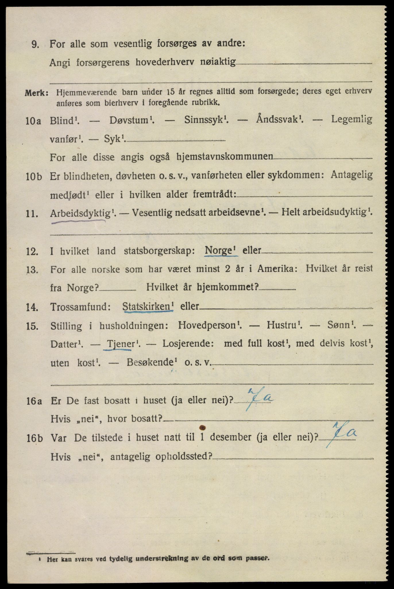 SAKO, 1920 census for Hedrum, 1920, p. 10998