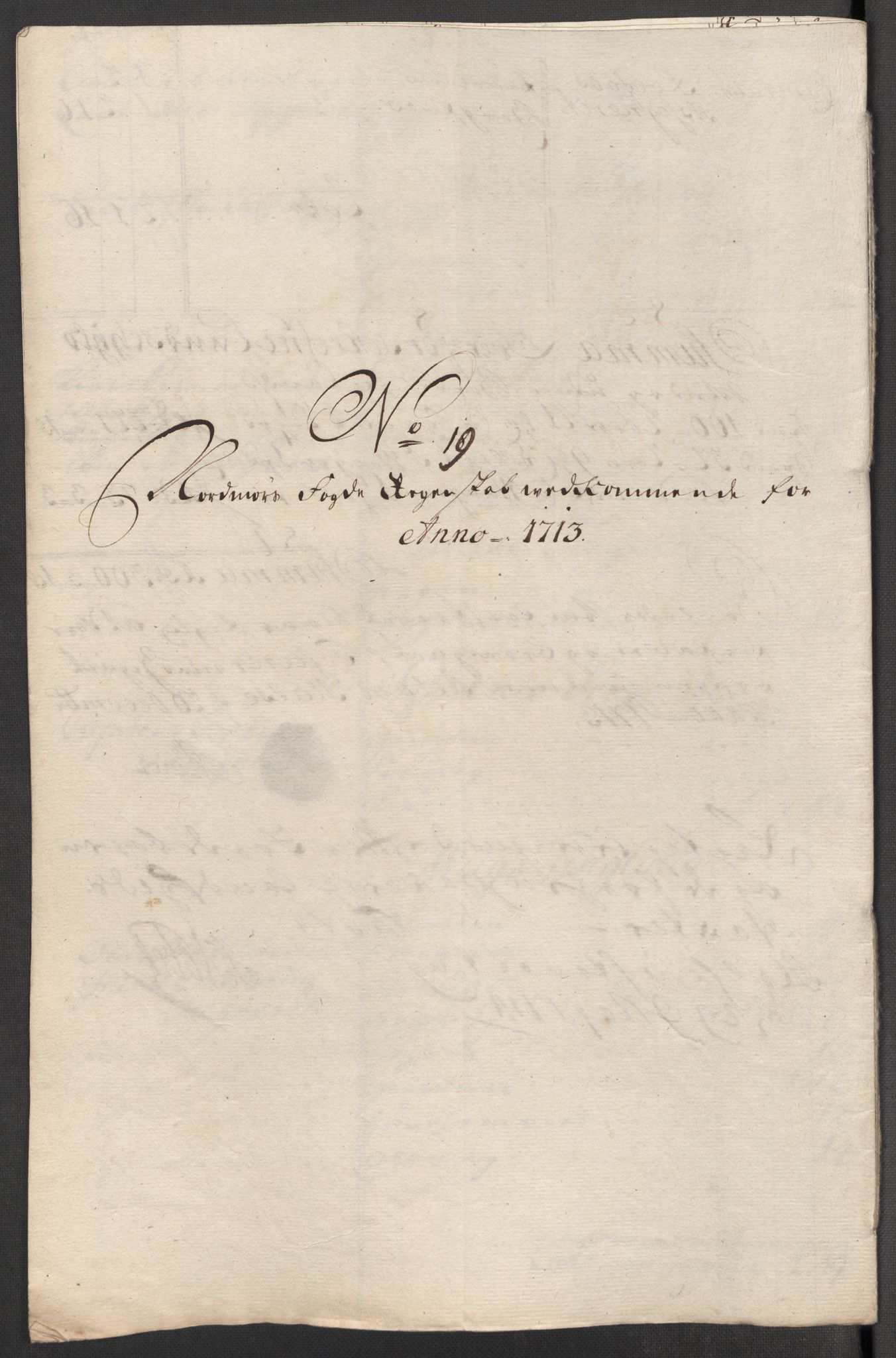 Rentekammeret inntil 1814, Reviderte regnskaper, Fogderegnskap, RA/EA-4092/R56/L3747: Fogderegnskap Nordmøre, 1713, p. 151