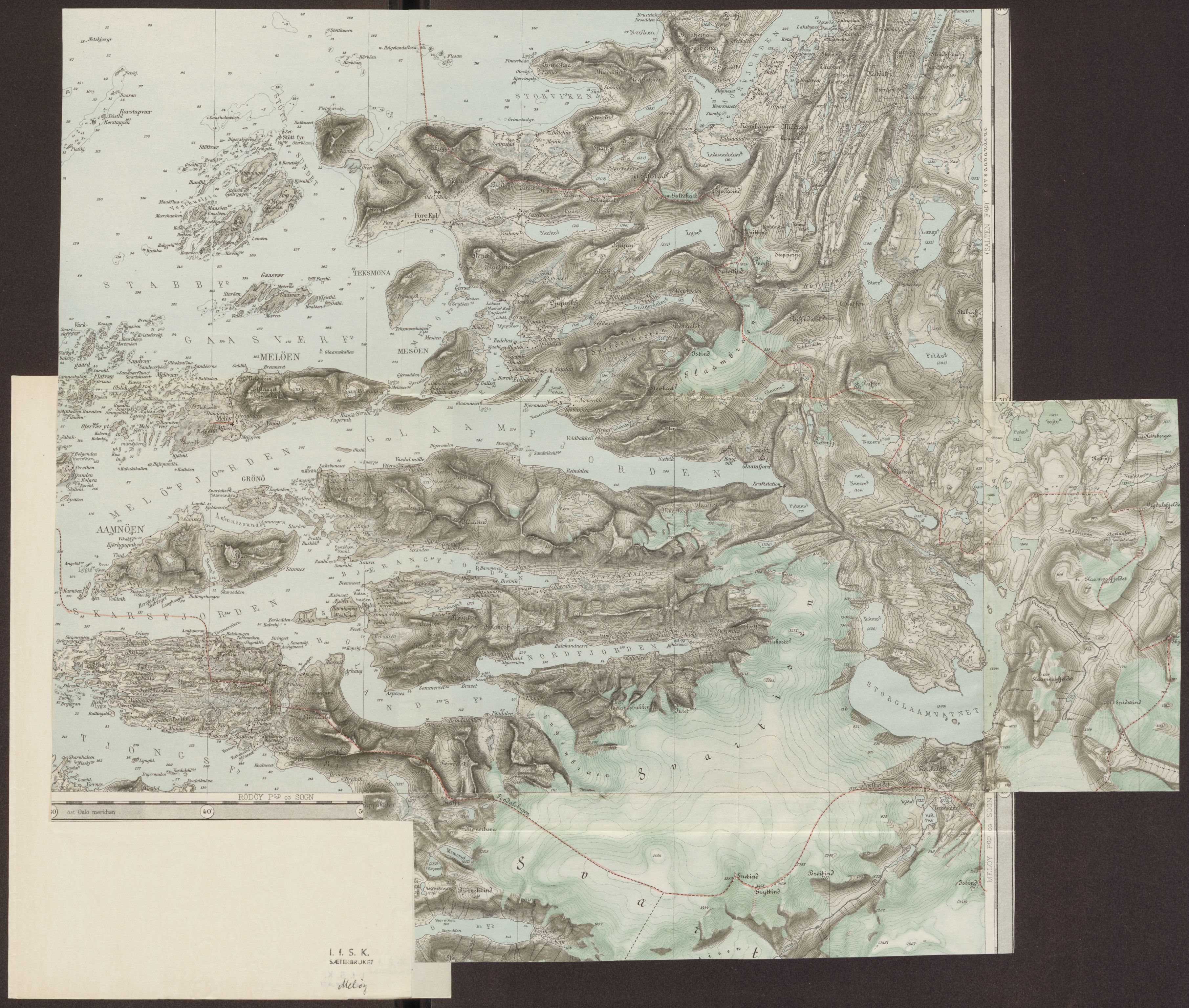 Instituttet for sammenlignende kulturforskning, AV/RA-PA-0424/F/Fc/L0016/0002: Eske B16: / Nordland (perm XLVII), 1932-1936