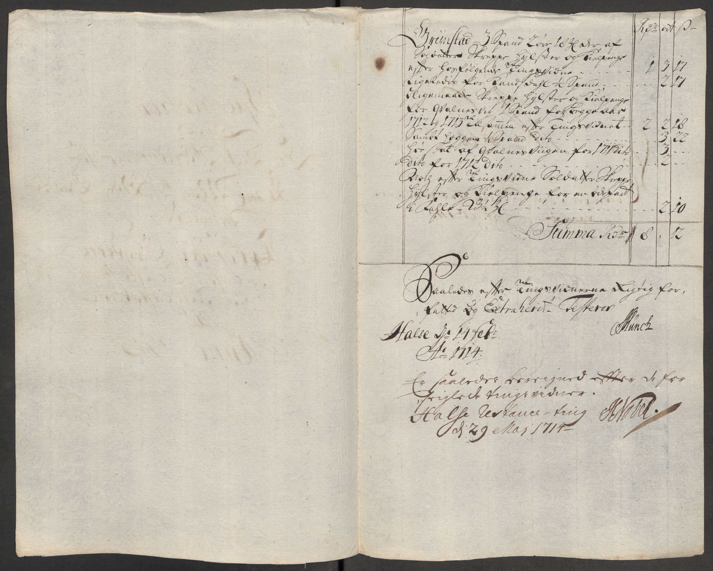 Rentekammeret inntil 1814, Reviderte regnskaper, Fogderegnskap, AV/RA-EA-4092/R56/L3747: Fogderegnskap Nordmøre, 1713, p. 225