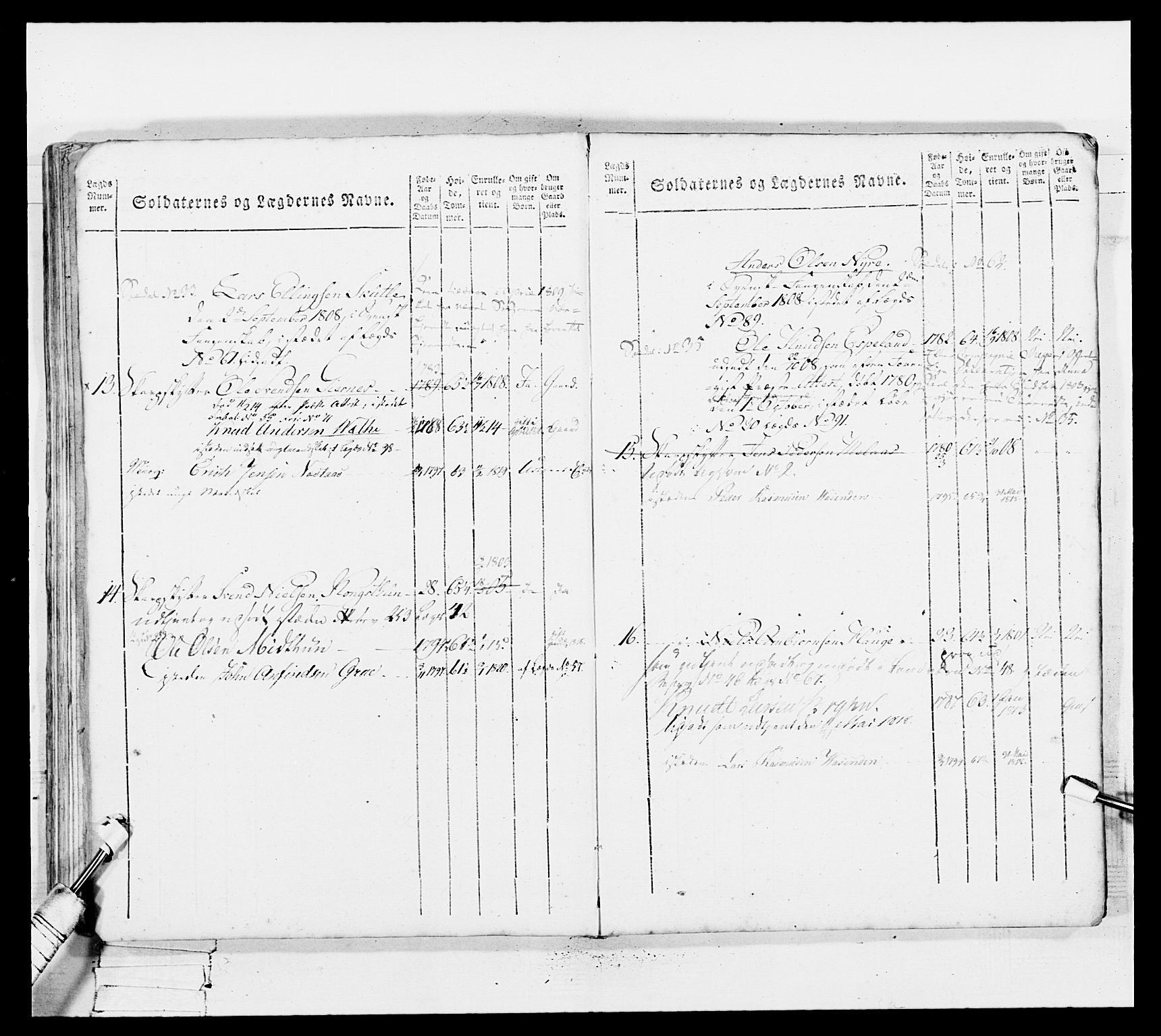 Generalitets- og kommissariatskollegiet, Det kongelige norske kommissariatskollegium, AV/RA-EA-5420/E/Eh/L0100: Bergenhusiske skarpskytterbataljon, 1812, p. 299