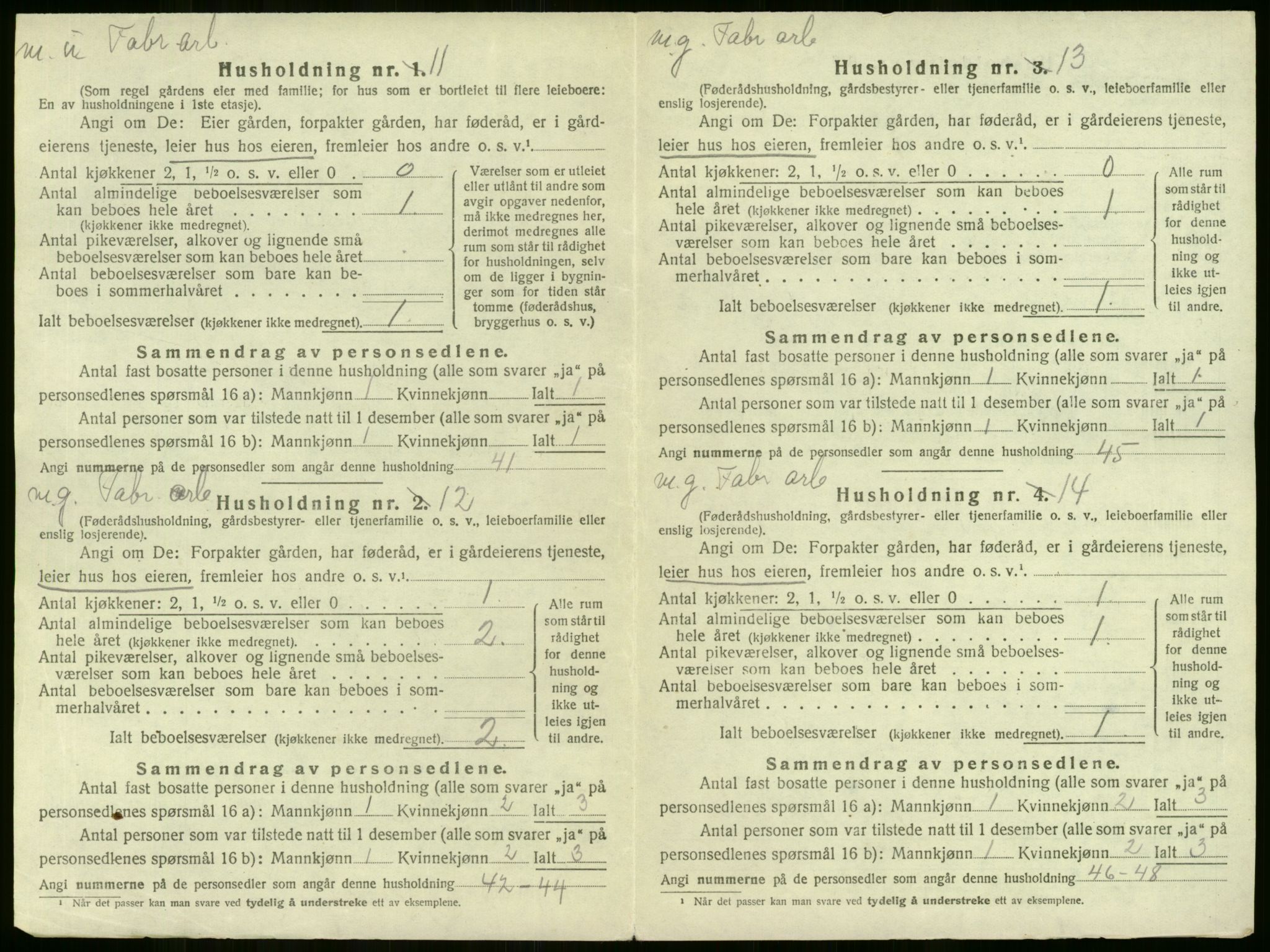 SAKO, 1920 census for Lier, 1920, p. 348