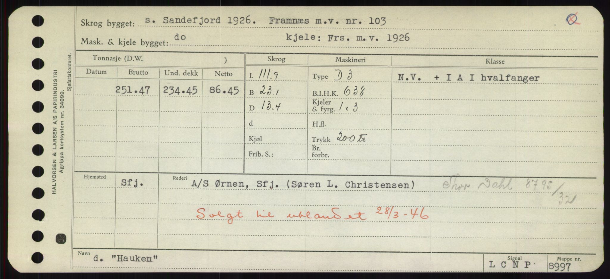 Sjøfartsdirektoratet med forløpere, Skipsmålingen, AV/RA-S-1627/H/Hd/L0014: Fartøy, H-Havl, p. 439