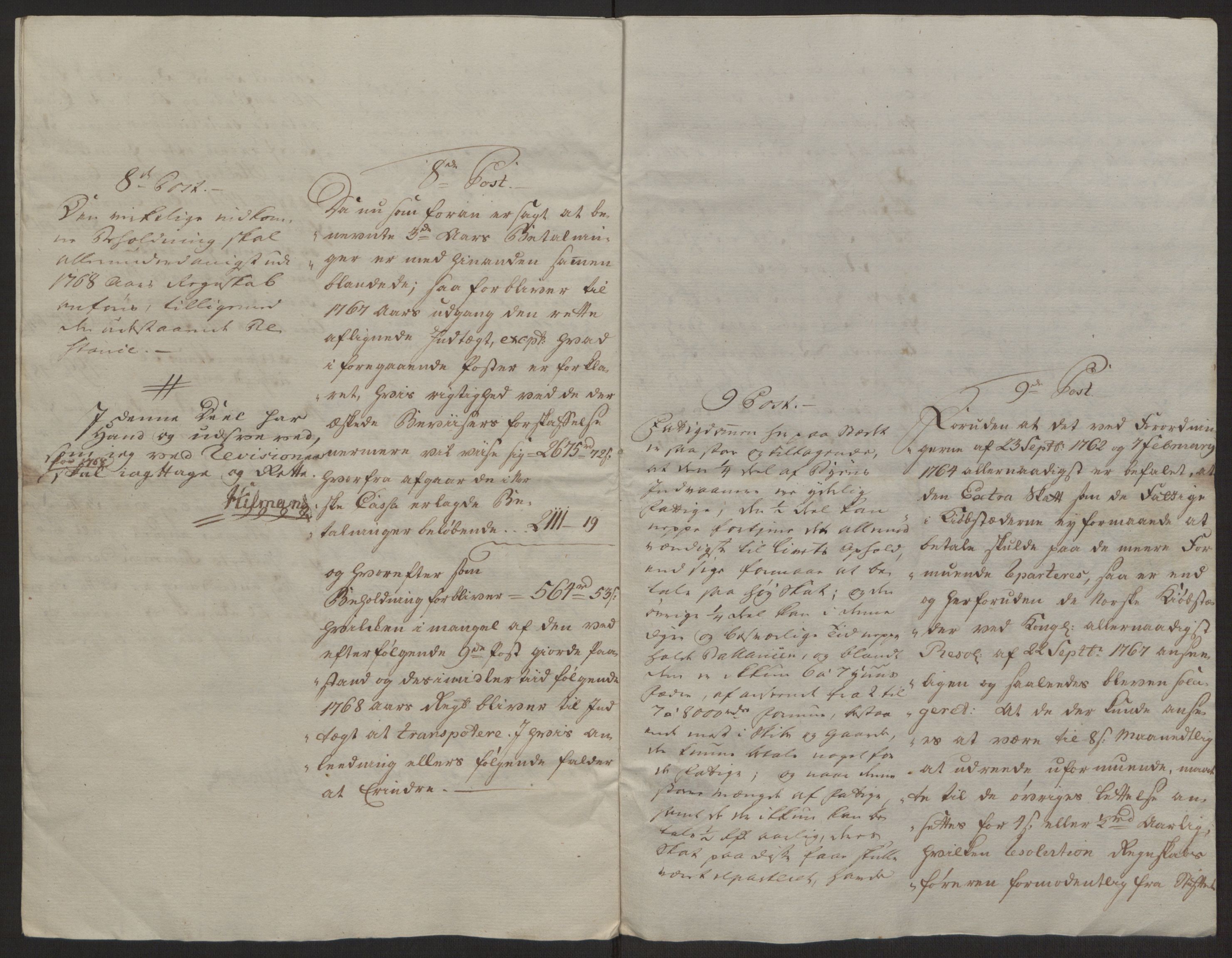 Rentekammeret inntil 1814, Reviderte regnskaper, Byregnskaper, AV/RA-EA-4066/R/Rh/L0162/0001: [H4] Kontribusjonsregnskap / Ekstraskatt, Tønsberg, 1762-1772, p. 333