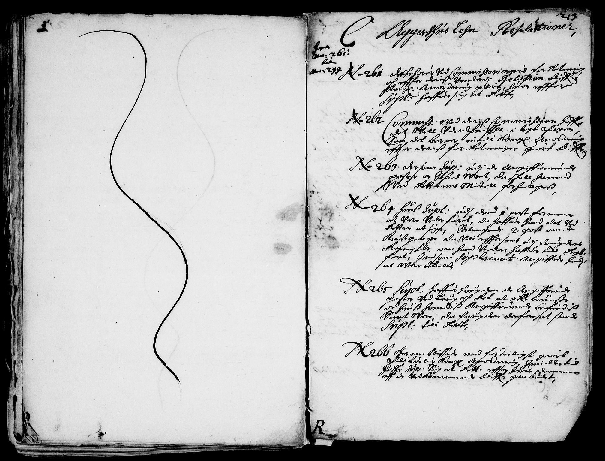 Danske Kanselli, Skapsaker, AV/RA-EA-4061/G/L0006: Tillegg til skapsakene, 1661-1687, p. 230