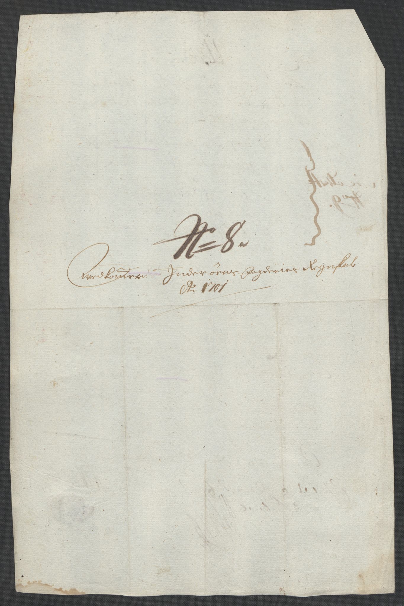 Rentekammeret inntil 1814, Reviderte regnskaper, Fogderegnskap, RA/EA-4092/R63/L4312: Fogderegnskap Inderøy, 1701-1702, p. 74