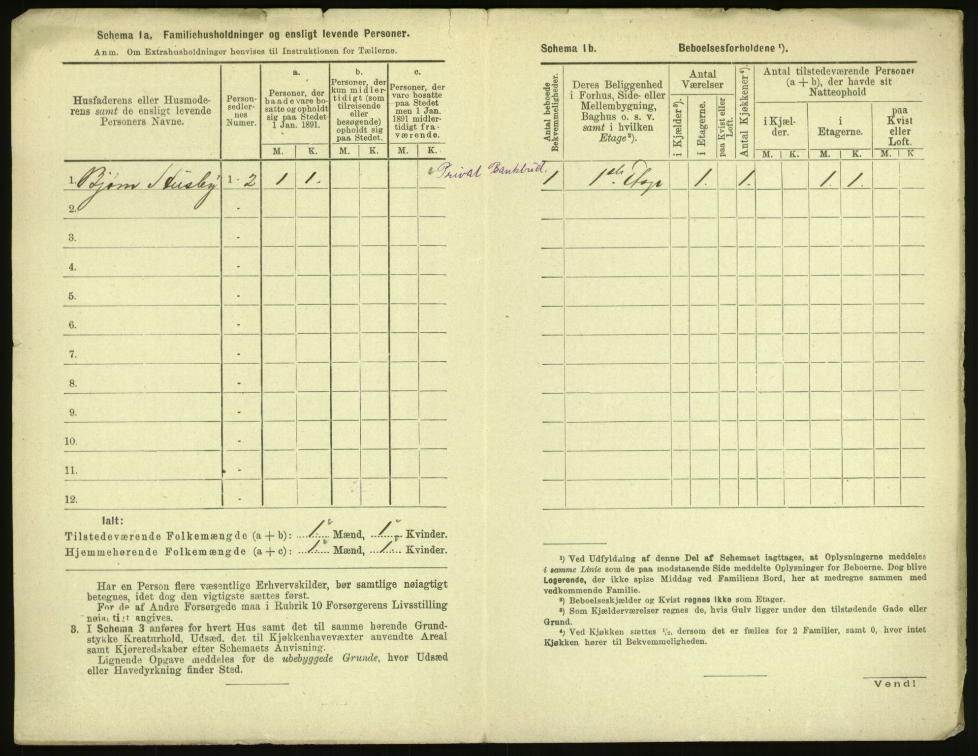 RA, 1891 census for 1601 Trondheim, 1891, p. 249