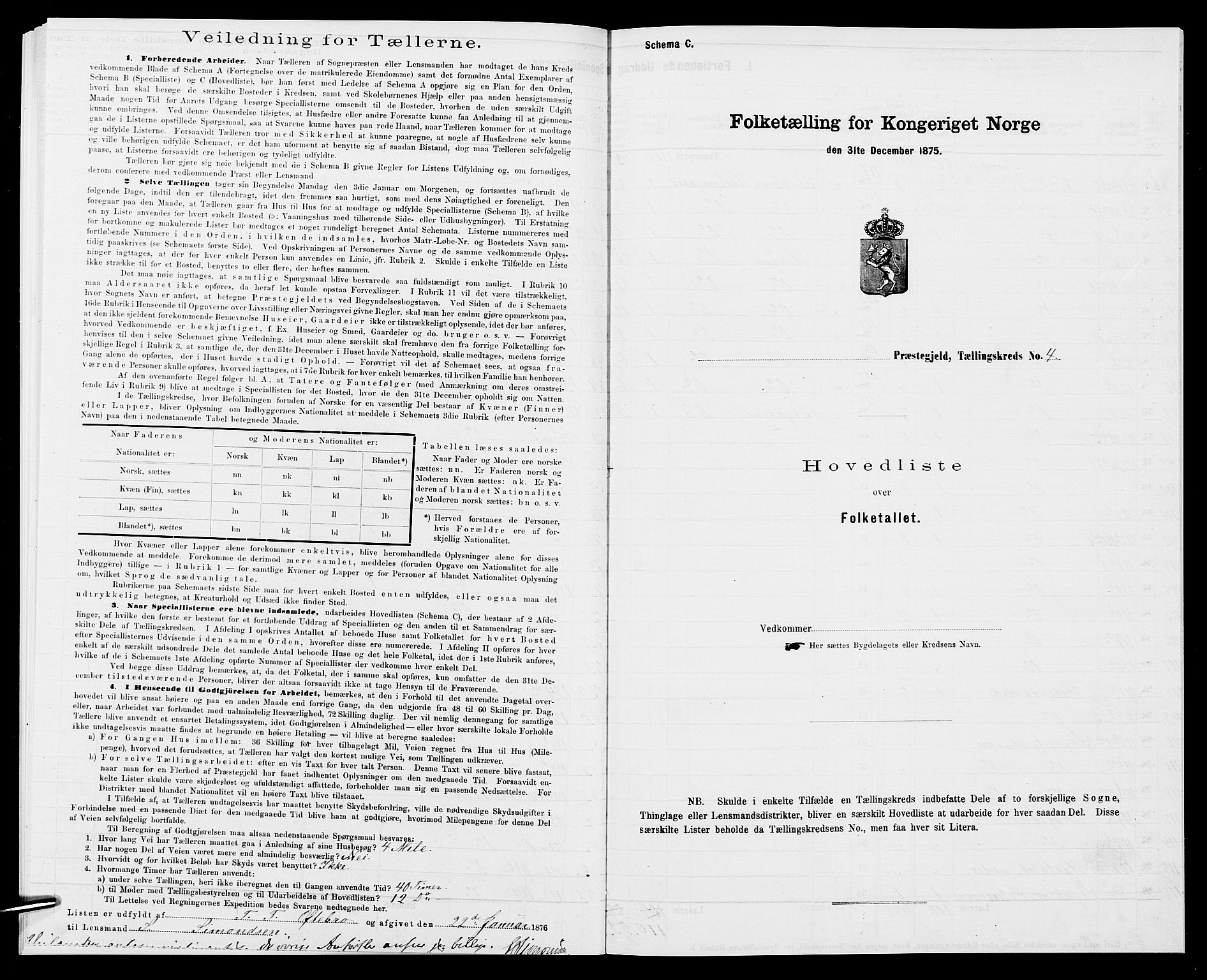 SAK, 1875 census for 1019L Mandal/Halse og Harkmark, 1875, p. 37