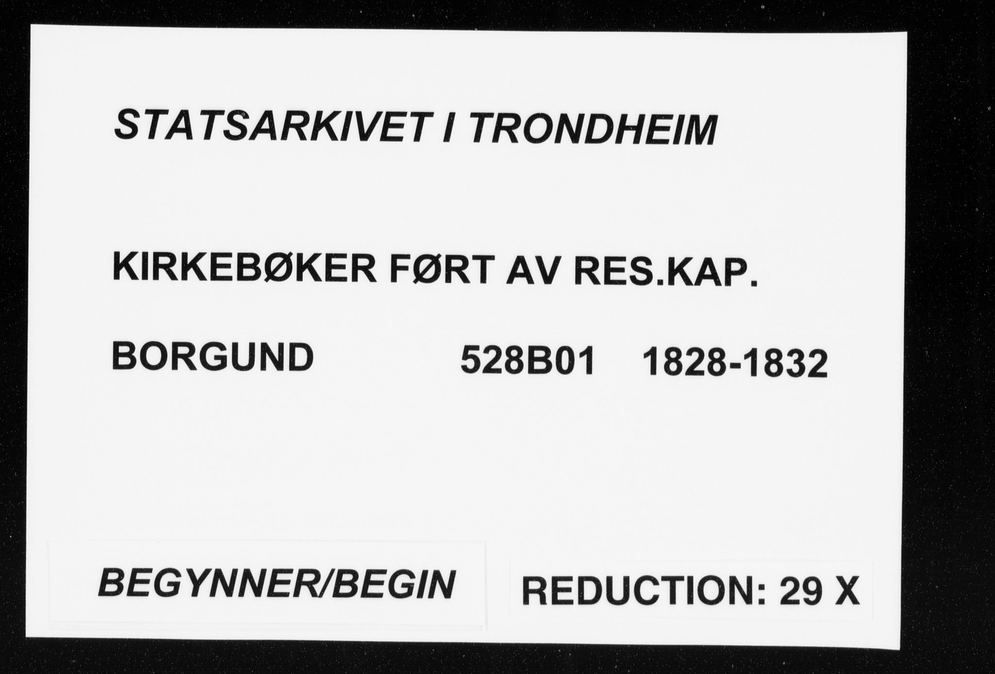 Ministerialprotokoller, klokkerbøker og fødselsregistre - Møre og Romsdal, SAT/A-1454/528/L0413: Curate's parish register no. 528B01, 1828-1832
