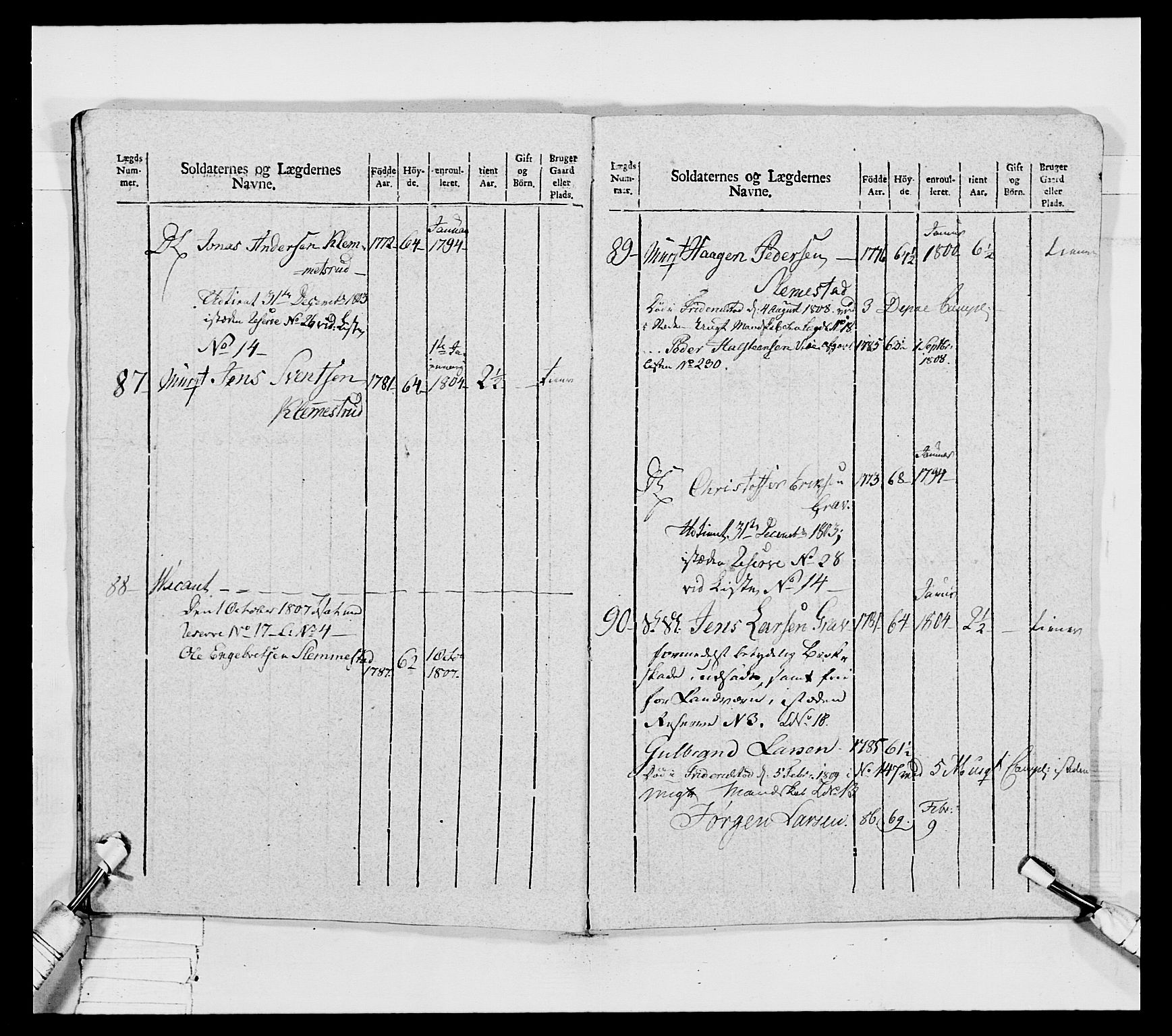 Generalitets- og kommissariatskollegiet, Det kongelige norske kommissariatskollegium, RA/EA-5420/E/Eh/L0032a: Nordafjelske gevorbne infanteriregiment, 1806, p. 229