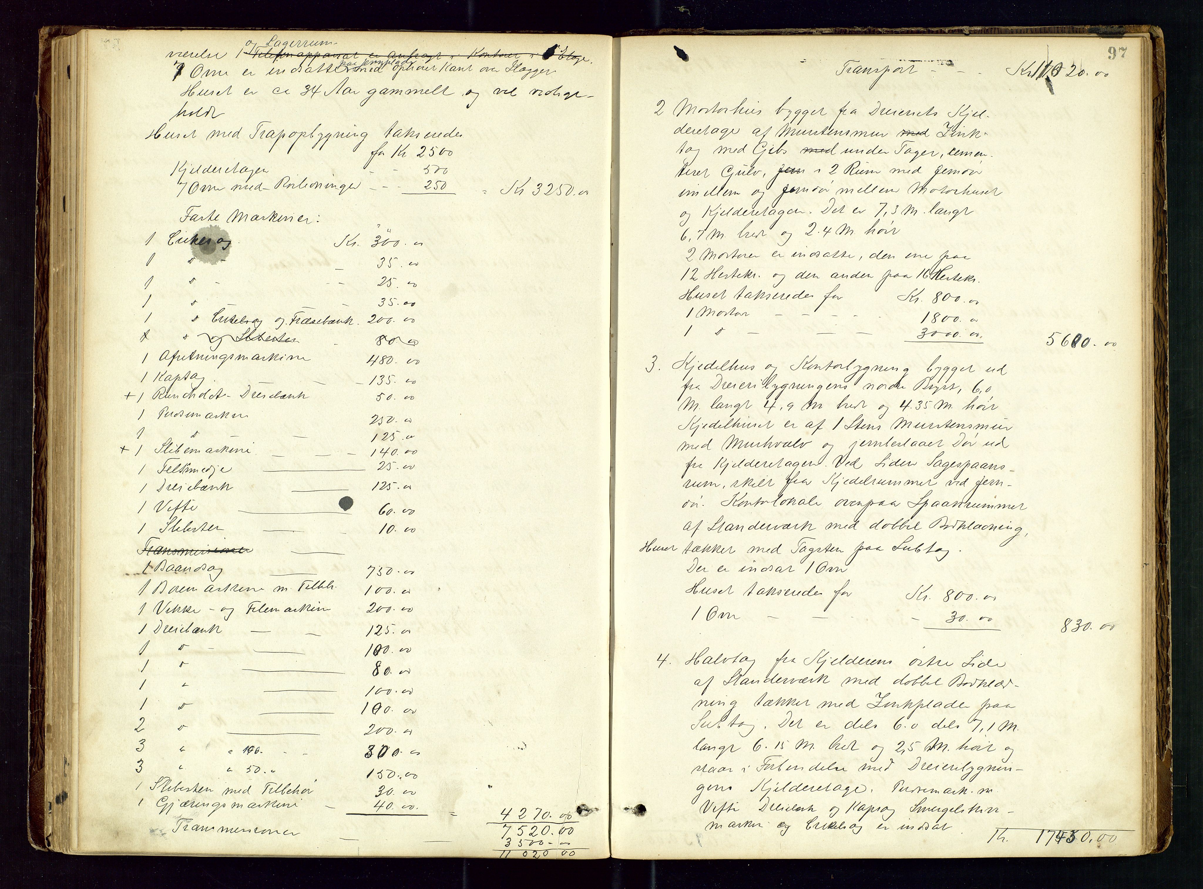 Høyland/Sandnes lensmannskontor, AV/SAST-A-100166/Goa/L0002: "Brandtaxtprotokol for Landafdelingen i Høiland", 1880-1917, p. 96b-97a