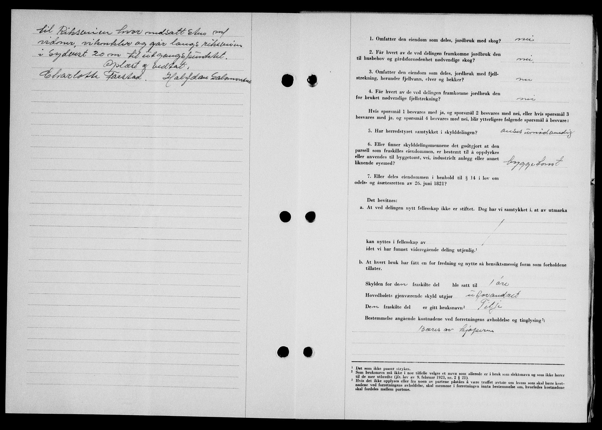 Lofoten sorenskriveri, SAT/A-0017/1/2/2C/L0015a: Mortgage book no. 15a, 1946-1947, Diary no: : 118/1947