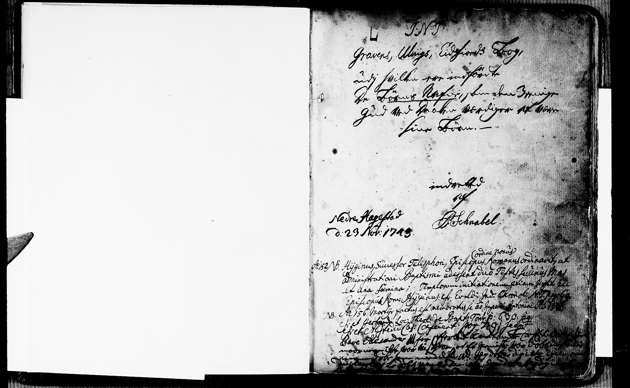 Ulvik sokneprestembete, AV/SAB-A-78801/H/Haa: Parish register (official) no. A 6, 1743-1761