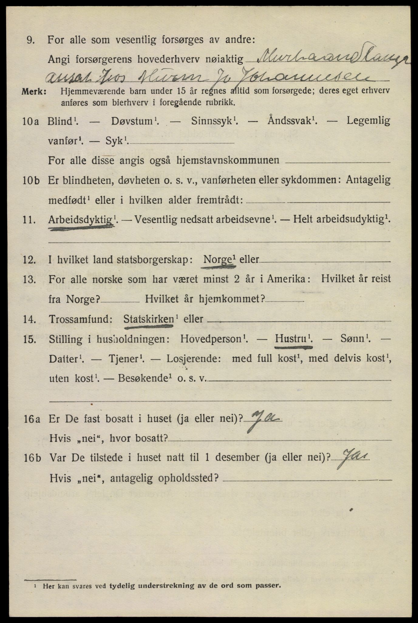 SAKO, 1920 census for Hønefoss, 1920, p. 7843