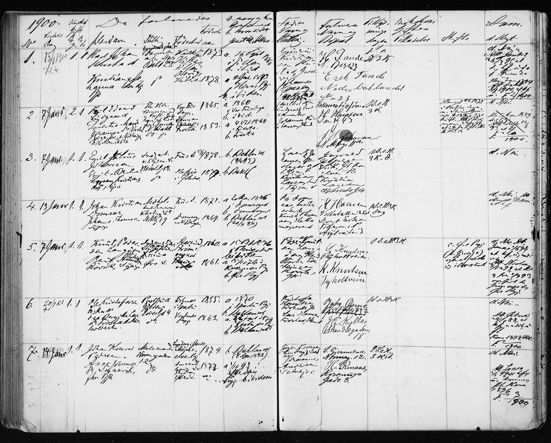 Ministerialprotokoller, klokkerbøker og fødselsregistre - Sør-Trøndelag, SAT/A-1456/604/L0191: Parish register (official) no. 604A12, 1892-1900