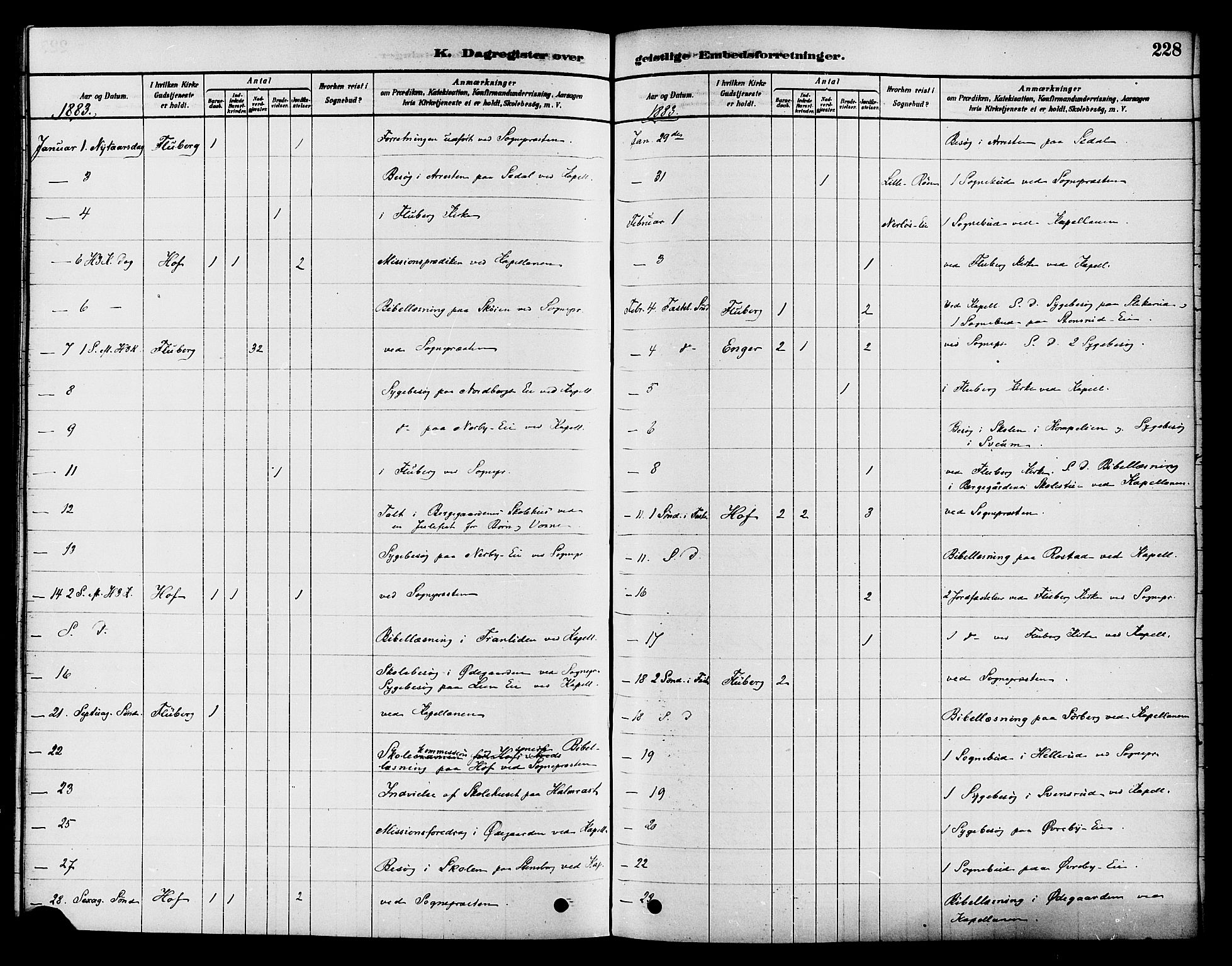 Søndre Land prestekontor, SAH/PREST-122/K/L0002: Parish register (official) no. 2, 1878-1894, p. 228