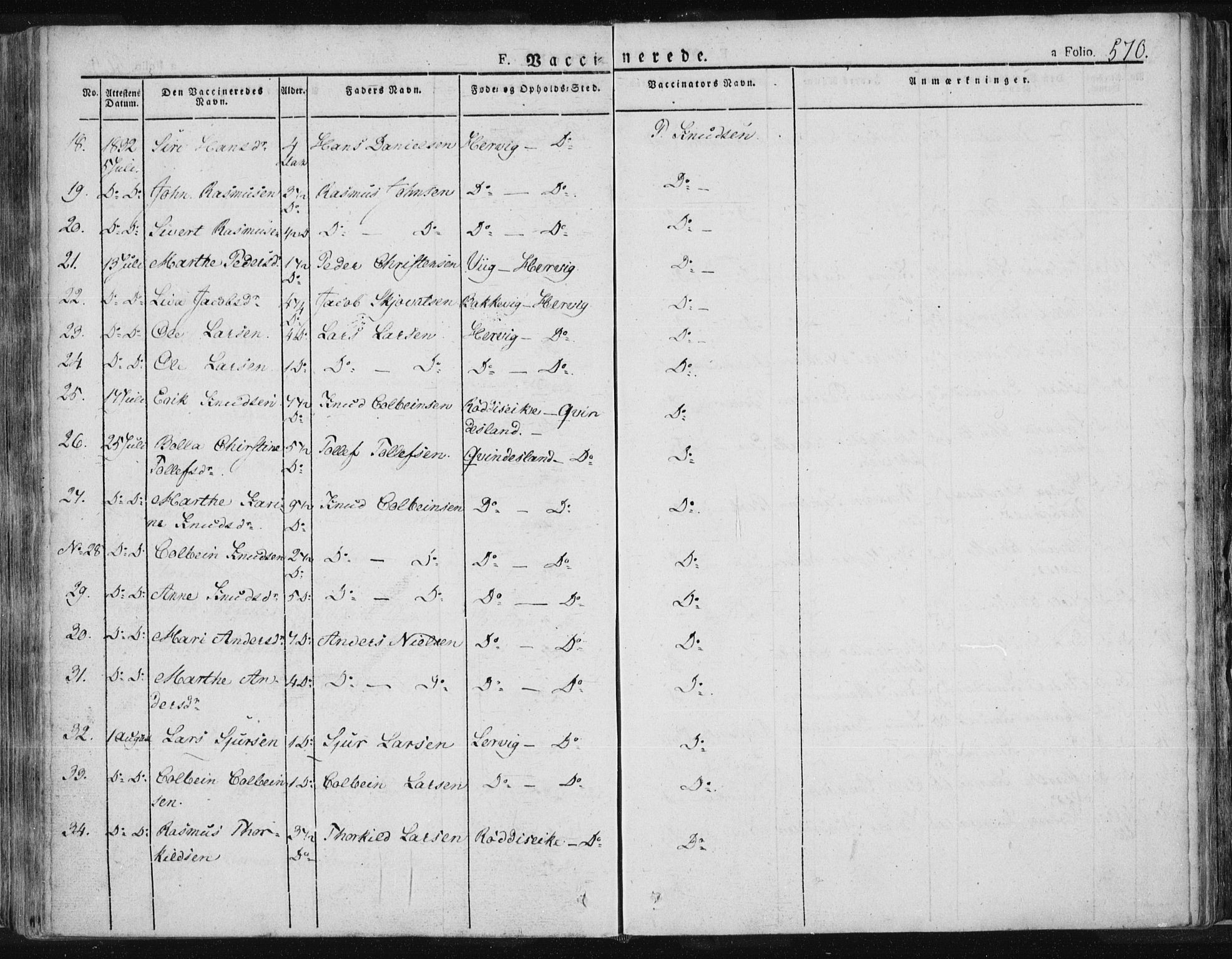 Tysvær sokneprestkontor, SAST/A -101864/H/Ha/Haa/L0001: Parish register (official) no. A 1.2, 1831-1856, p. 570