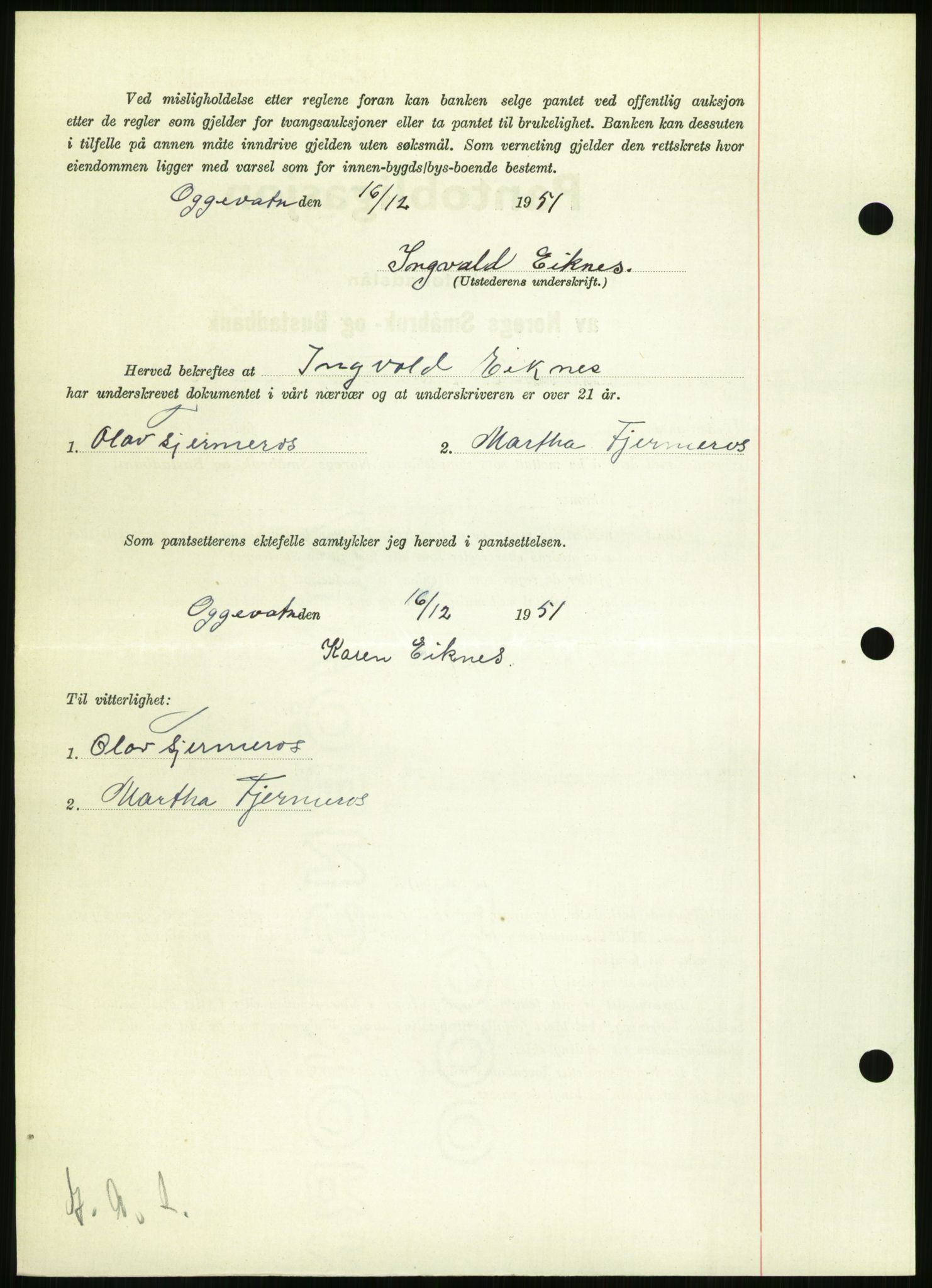 Setesdal sorenskriveri, SAK/1221-0011/G/Gb/L0050: Mortgage book no. B 38, 1949-1952, Diary no: : 569/1951